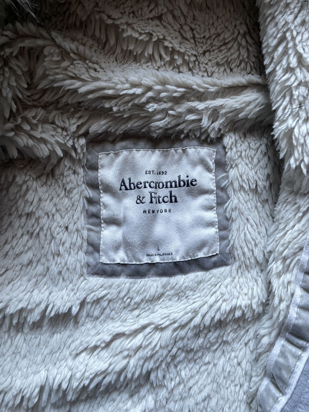 Abercrombie & Fitch Y2K Abercrombie & Fitch Fur Hoodie Lgb Style Size L / US 10 / IT 46 - 6 Thumbnail