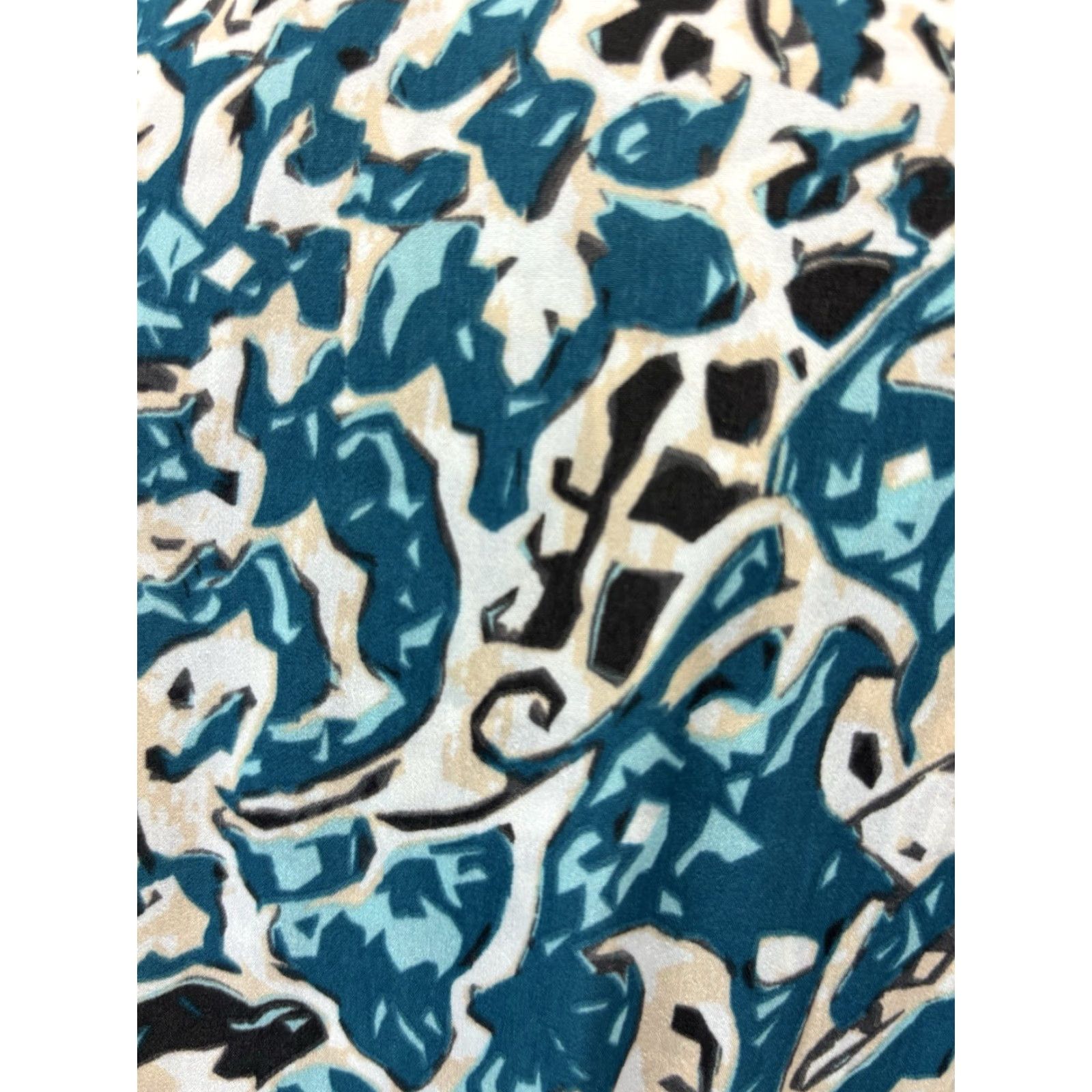 Vintage NEW! Chico’s Self Braid Paisley Midi Dress Sz 2 US 12 Women’s Turquoise Tiered Size XL / US 12-14 / IT 48-50 - 6 Thumbnail