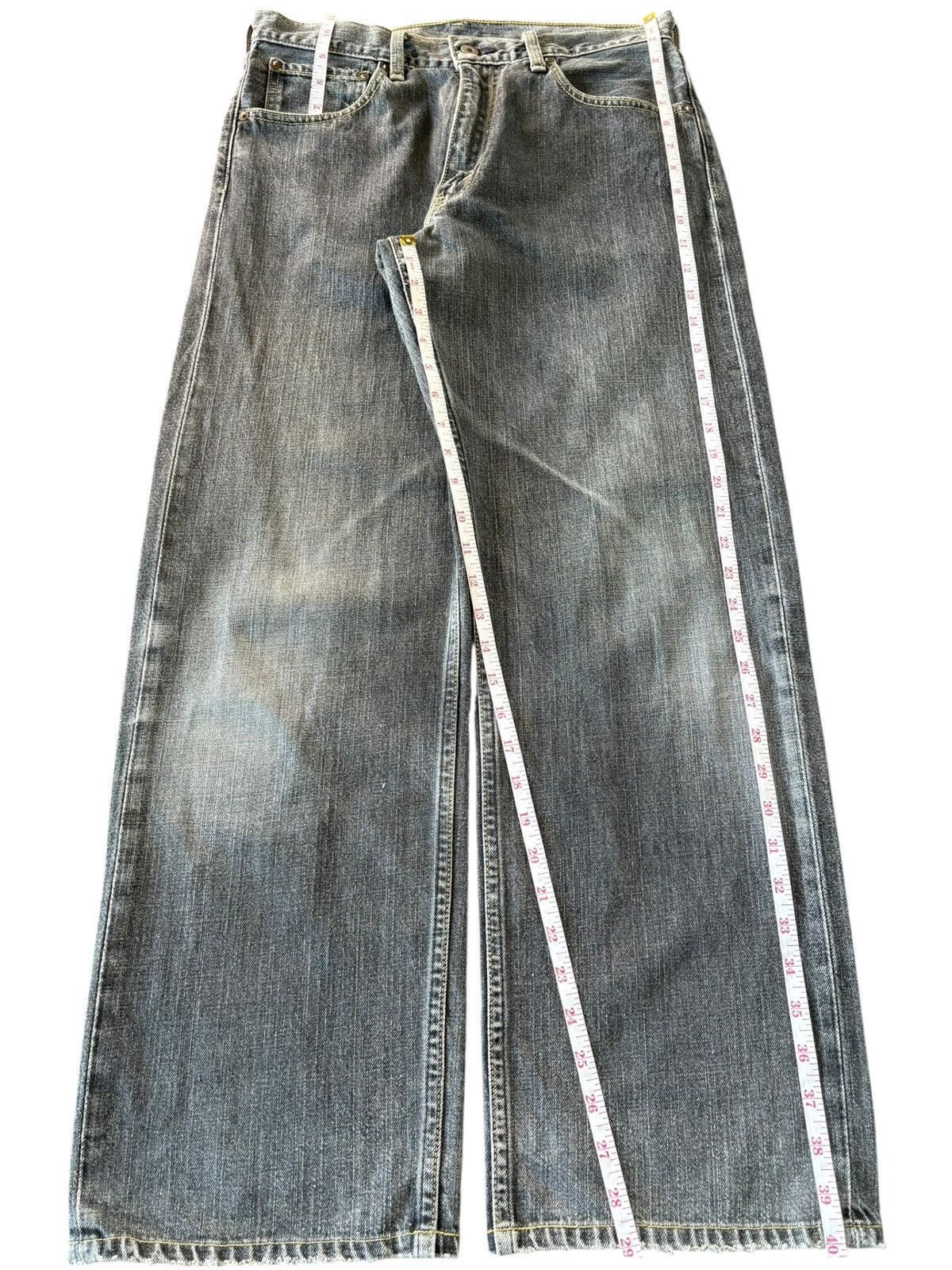 Levi's Vintage 90s Levis 503 Black Distressed Baggy Jeans Size US 32 / EU 48 - 7 Thumbnail