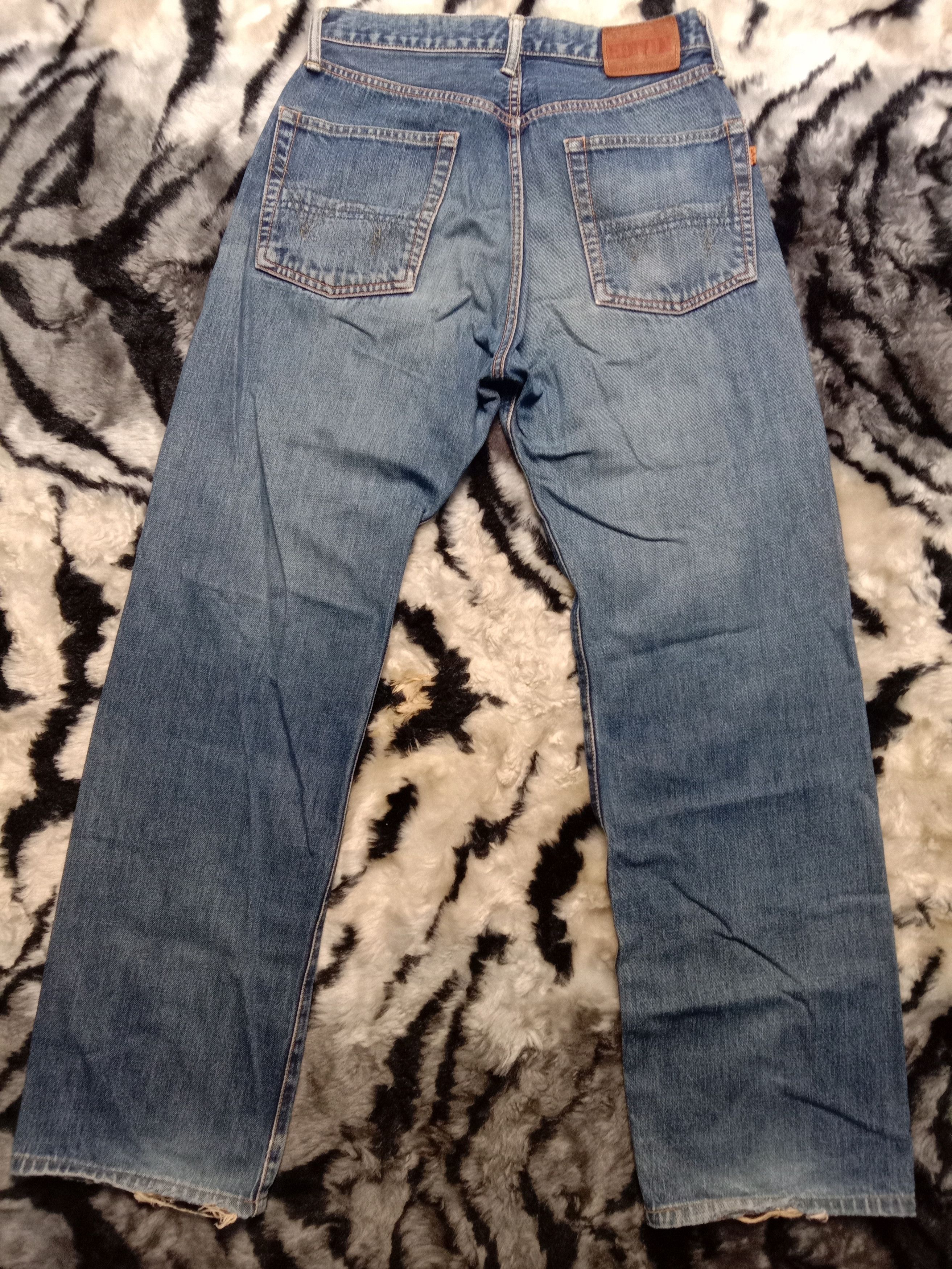 Edwin Vintage Edwin 505 X Selvedge Distressed Jeans Size US 28 / EU 44 - 11 Thumbnail
