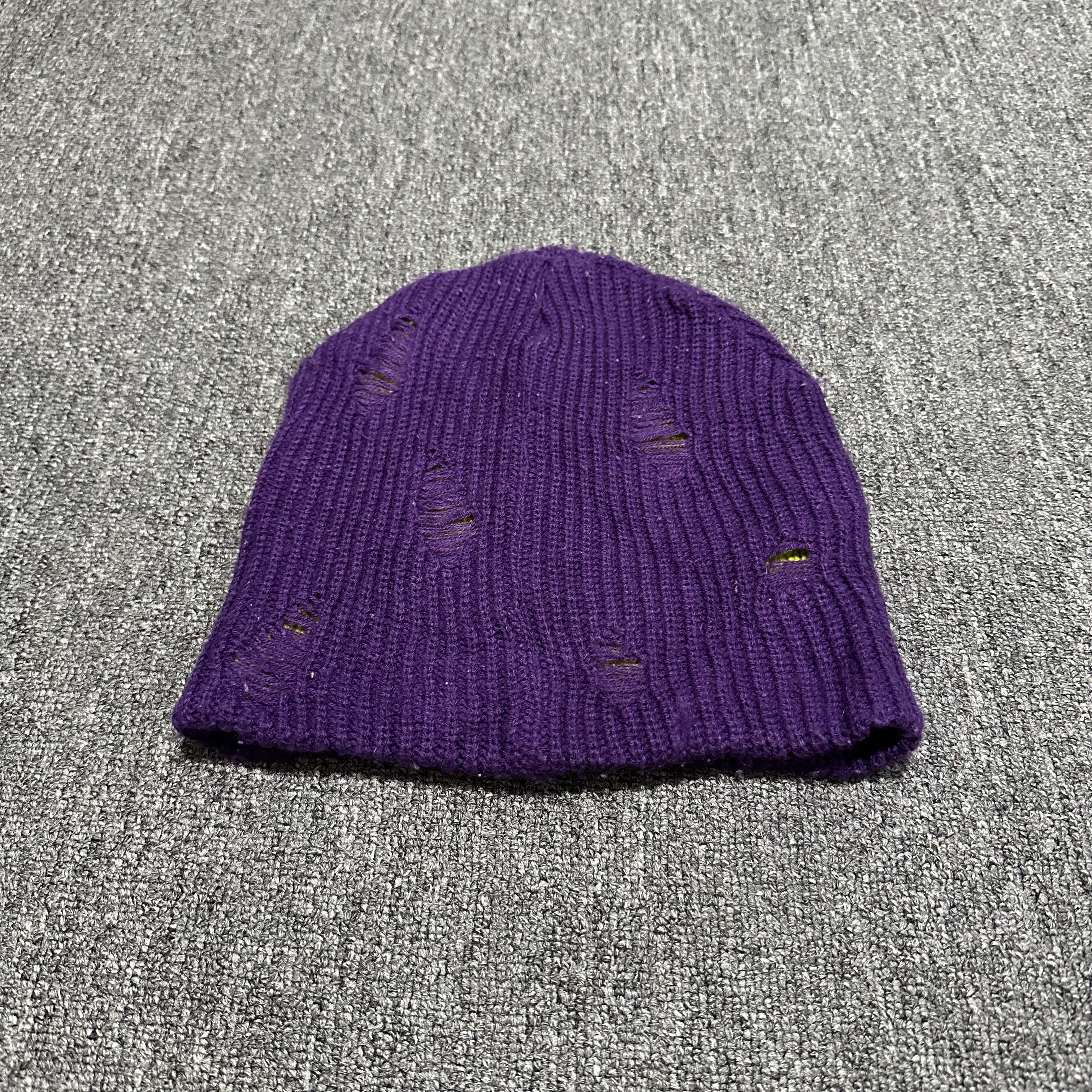 Japanese Brand Rad Custom Distressed Beanie Size ONE SIZE - 3 Thumbnail