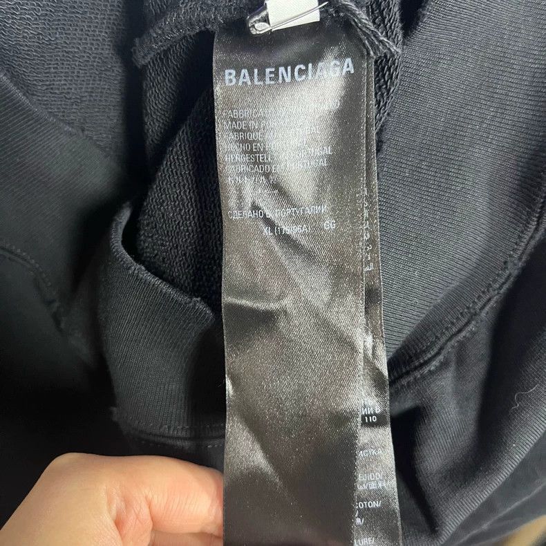 Balenciaga Balenciaga Black Letter Print Hoodie-2506 Size US S / EU 44-46 / 1 - 7 Thumbnail