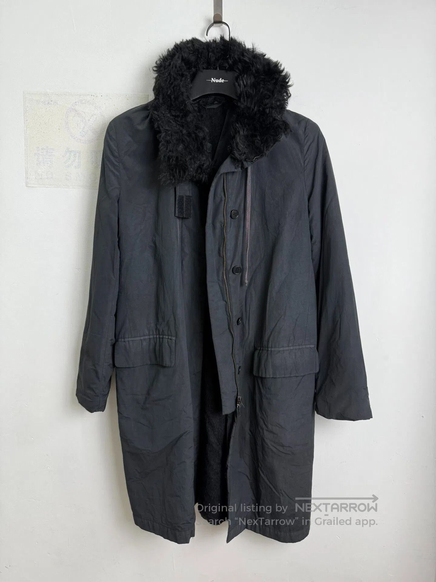 Helmut Lang helmut lang 1999AW parka coat with fur collar. Size US M / EU 48-50 / 2 - 3 Thumbnail