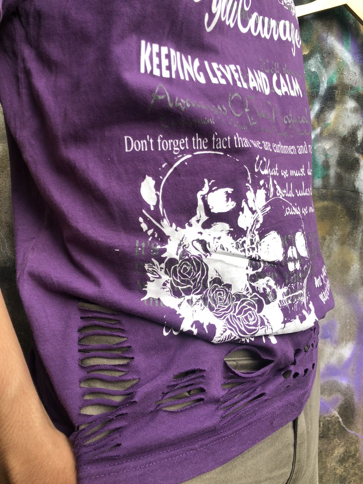 If Six Was Nine × Japanese Brand × Le Grande Bleu (L.G.B.) Japanese Beaumont Carr Poem T-Shirt Distressed Grunge Punk Size US M / EU 48-50 / 2 - 6 Thumbnail