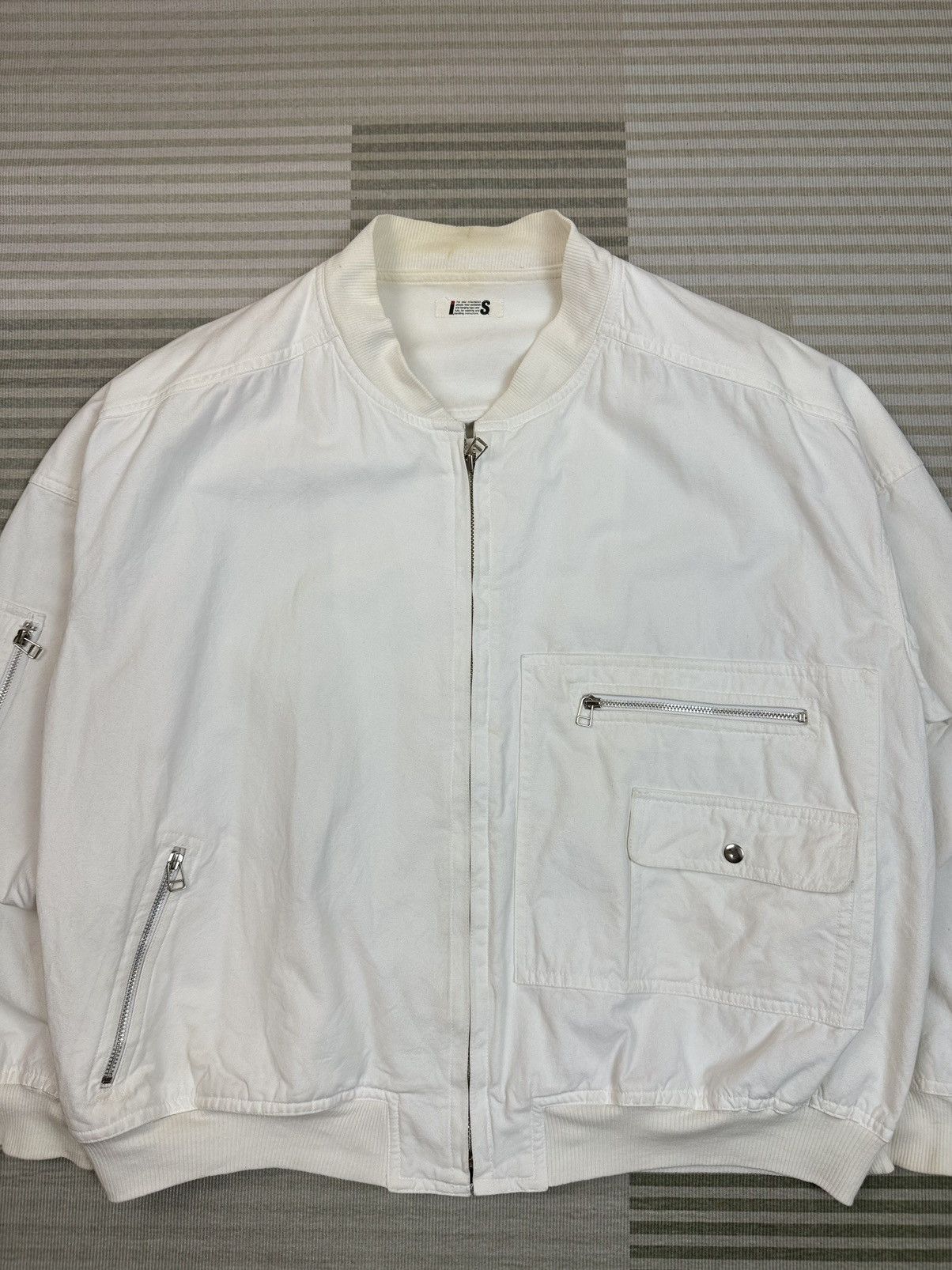 Issey Miyake ISSEY MIYAKE Vintage 80s Bomber Jacket Size US L / EU 52-54 / 3 - 7 Thumbnail