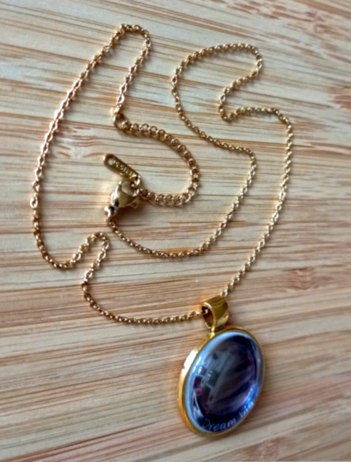 Hysteric Glamour × Japanese Brand × Vintage Punk Tiny Planet Jupiter Stainless Steel Gold Necklace Size ONE SIZE - 8 Thumbnail