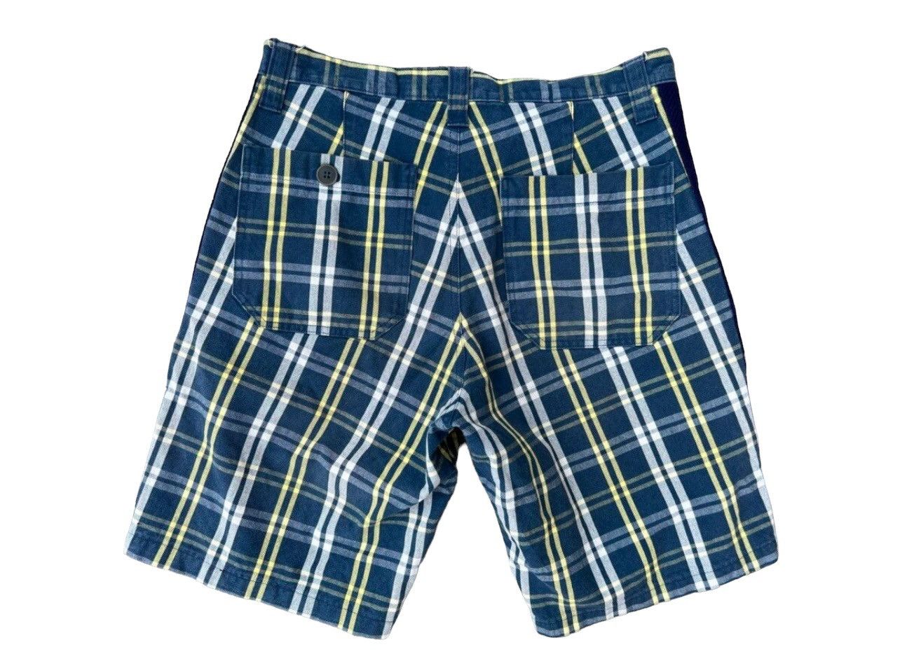 Japanese Brand Vintage Milk Boy Japan Side Tape Checkered Short Pant Size US 31 - 2 Thumbnail