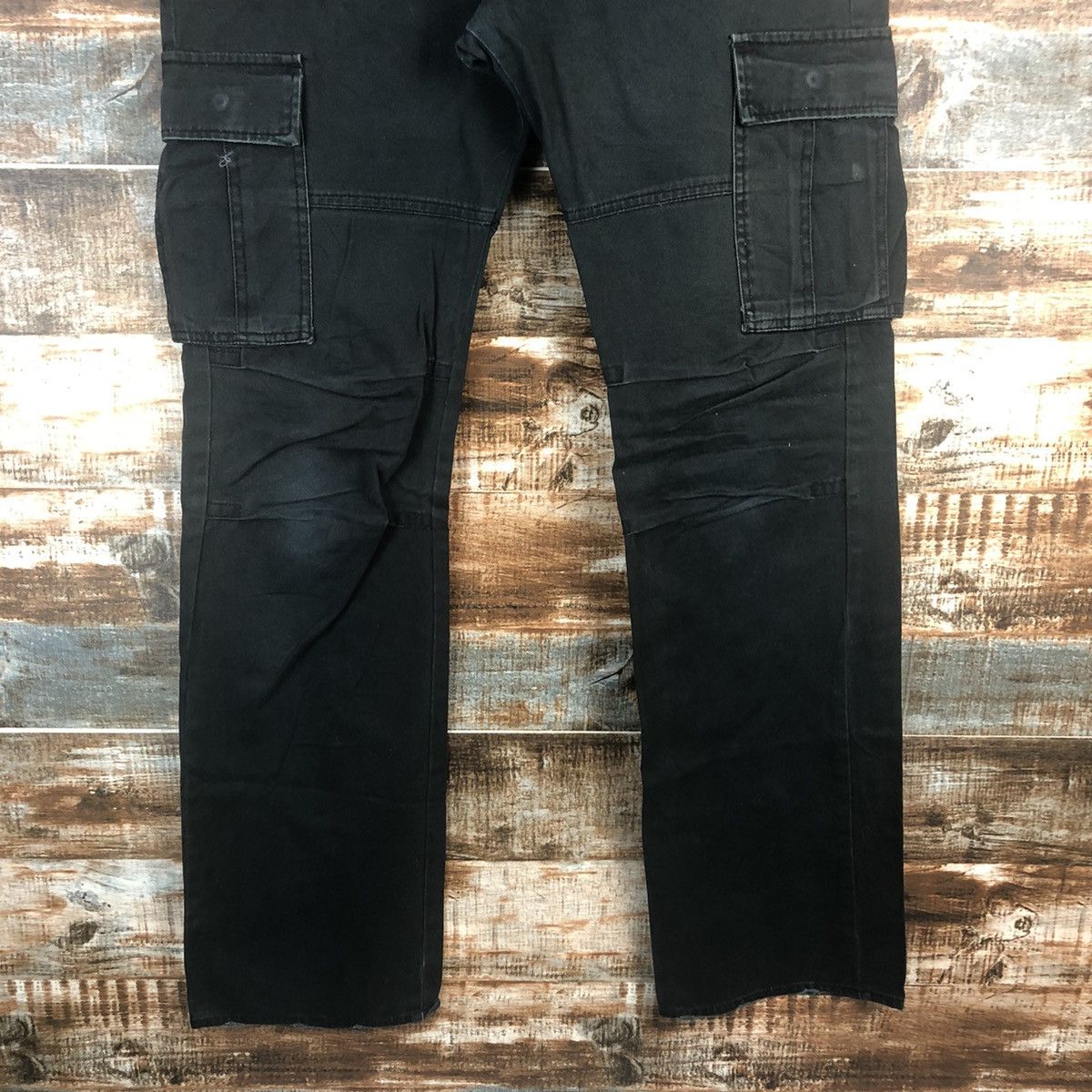 Japanese Brand DL Dominate seditonaries Black Cargo Multipocket Pants #C286 Size US 33 - 6 Thumbnail