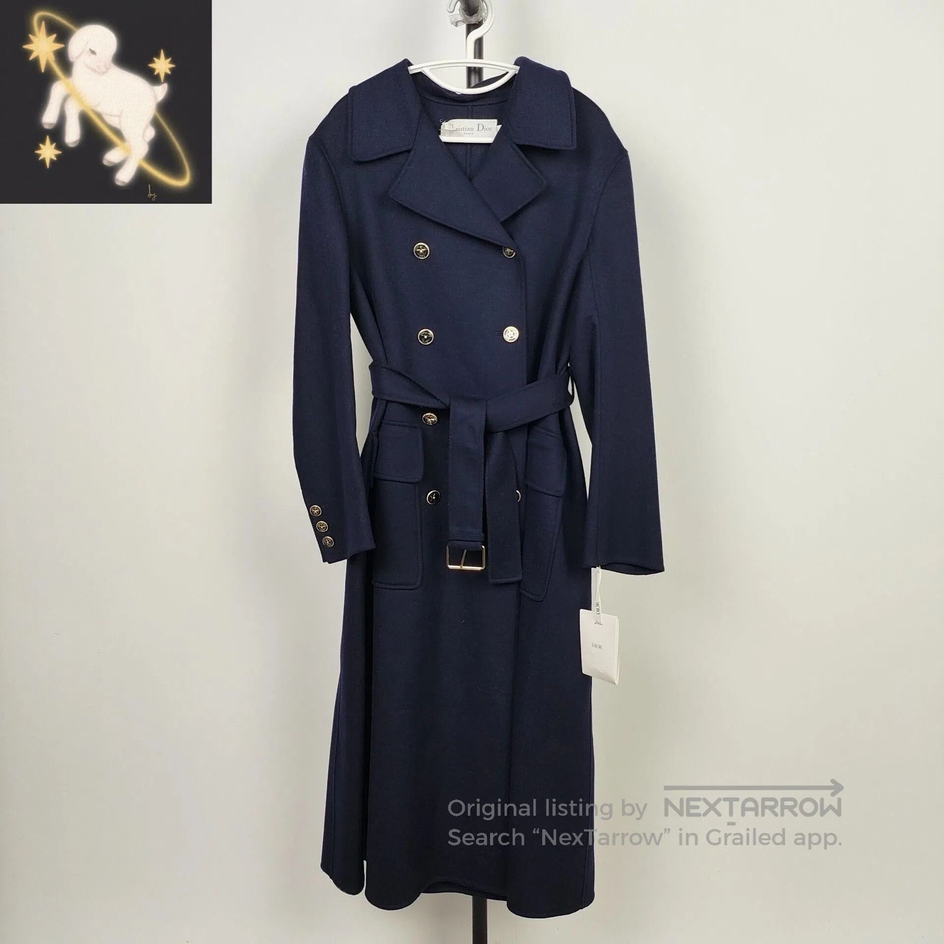 Dior Dior Dark Blue Double. Size XXS / US 00 / IT 34 - 1 Thumbnail