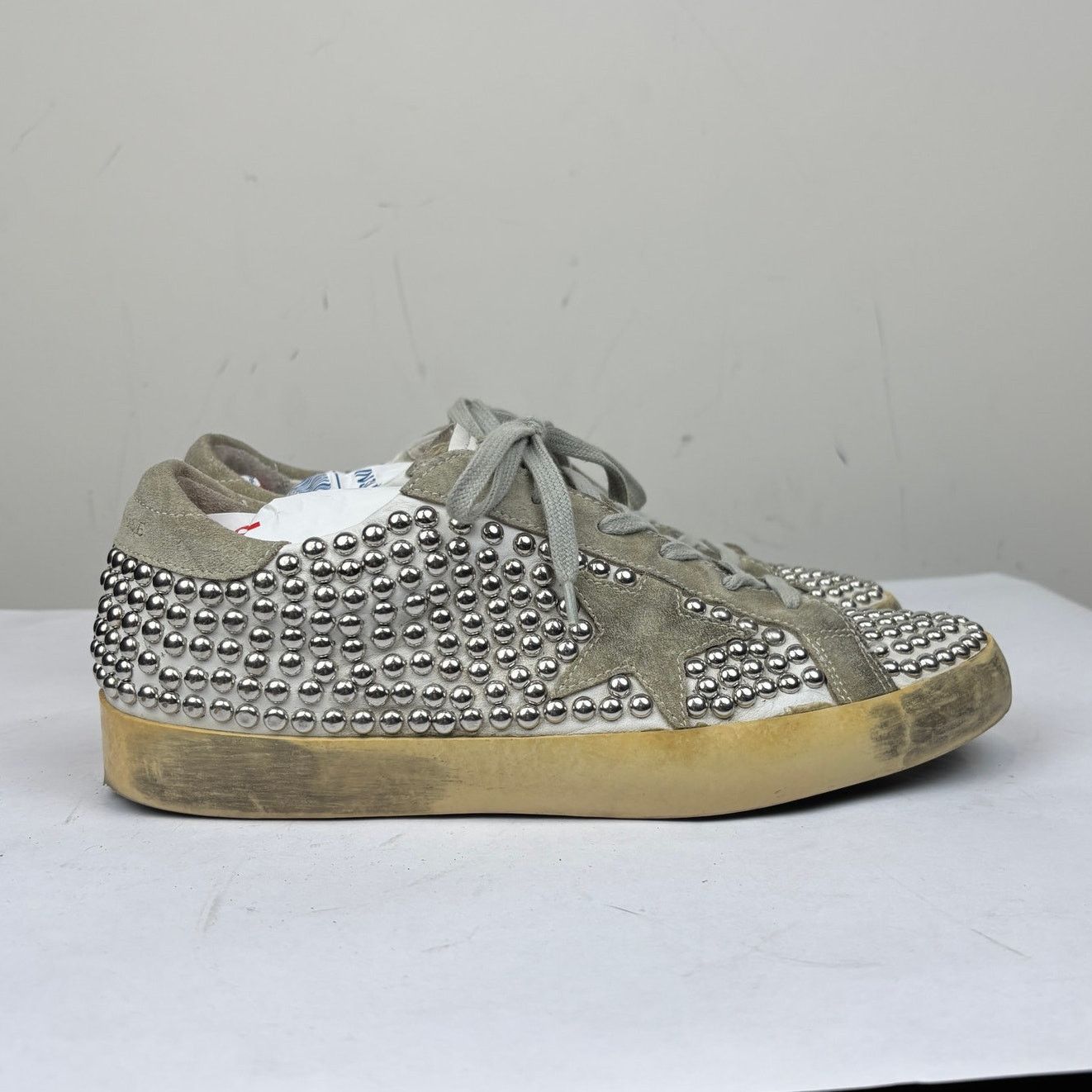 Golden Goose Golden Goose Superstar GGDB Old Studded Low Top Sneakers 38 Size US 8 / IT 38 - 3 Thumbnail