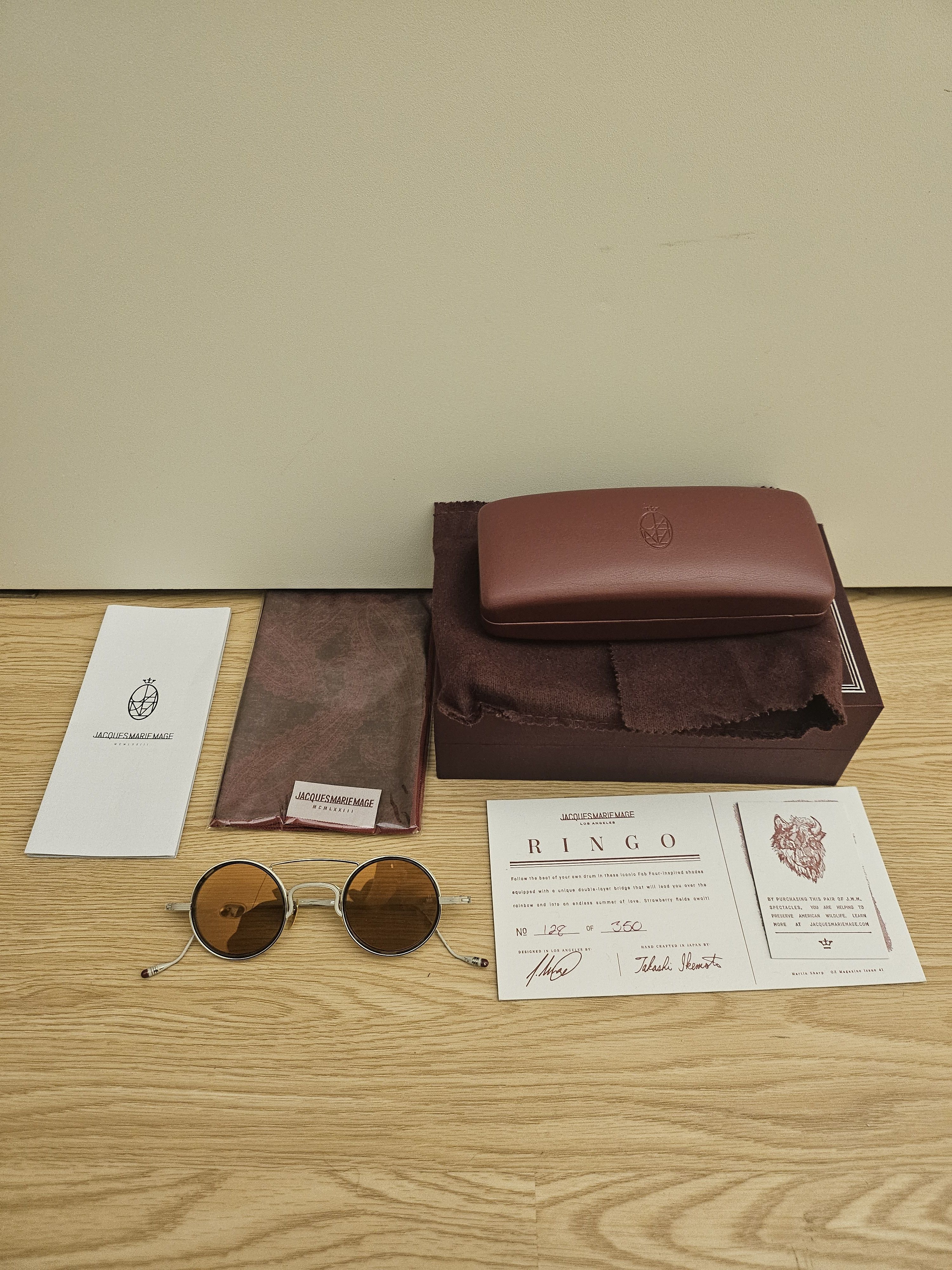 Jacques Marie Mage Ringo Sunglasses Size ONE SIZE - 1 Thumbnail