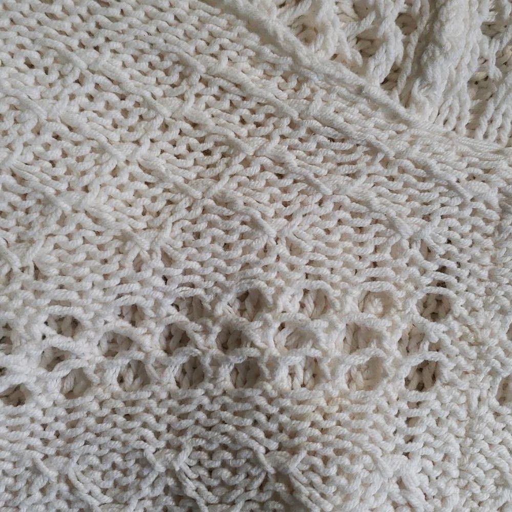 Designer CT725 Wooden Ships "Paola Buendia" Cream Sweater S/M Size S / US 4 / IT 40 - 5 Thumbnail