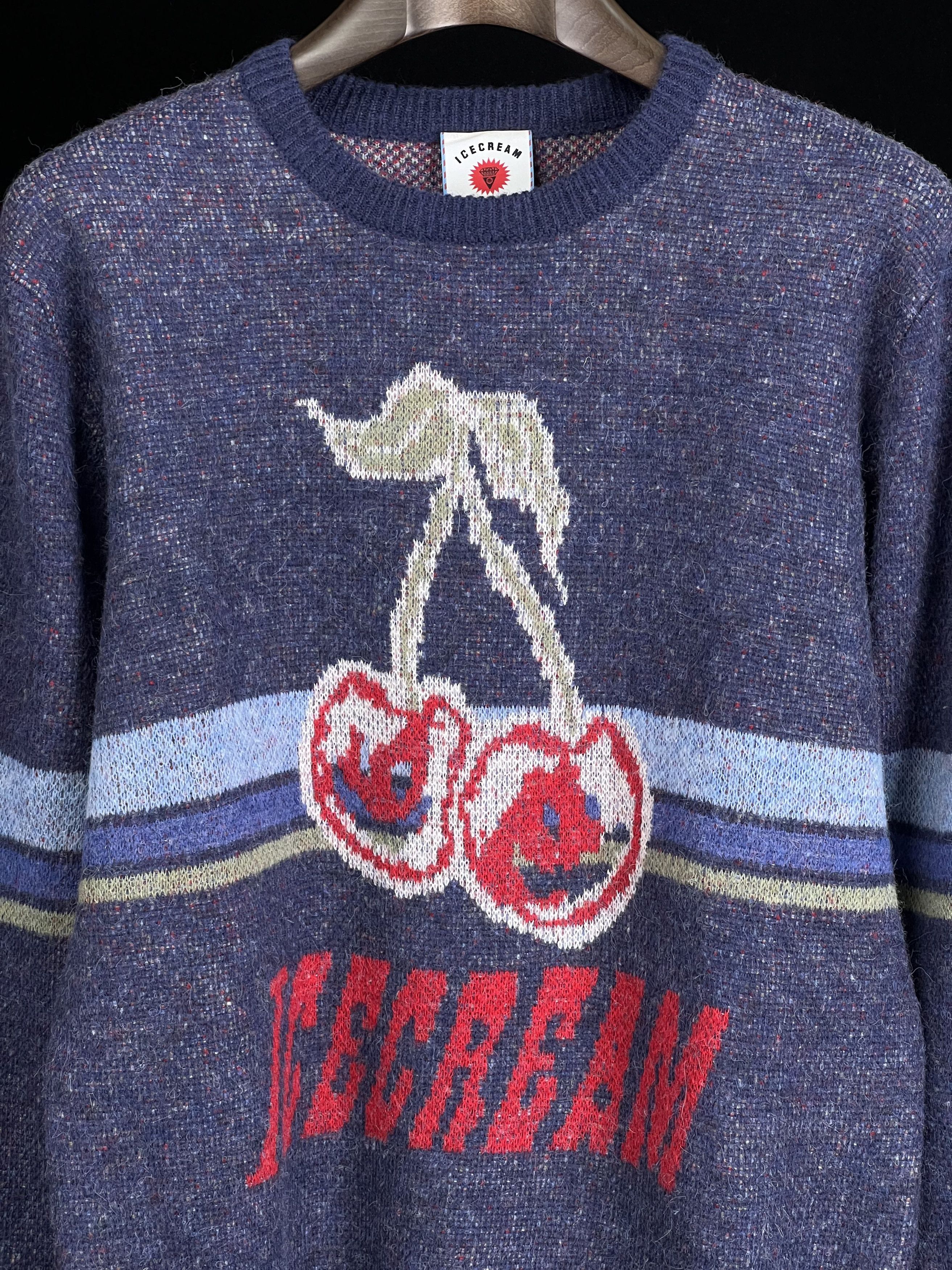 Icecream Brand New Logo-print Knitted Sweatshirt Size M Size US M / EU 48-50 / 2 - 2 Thumbnail