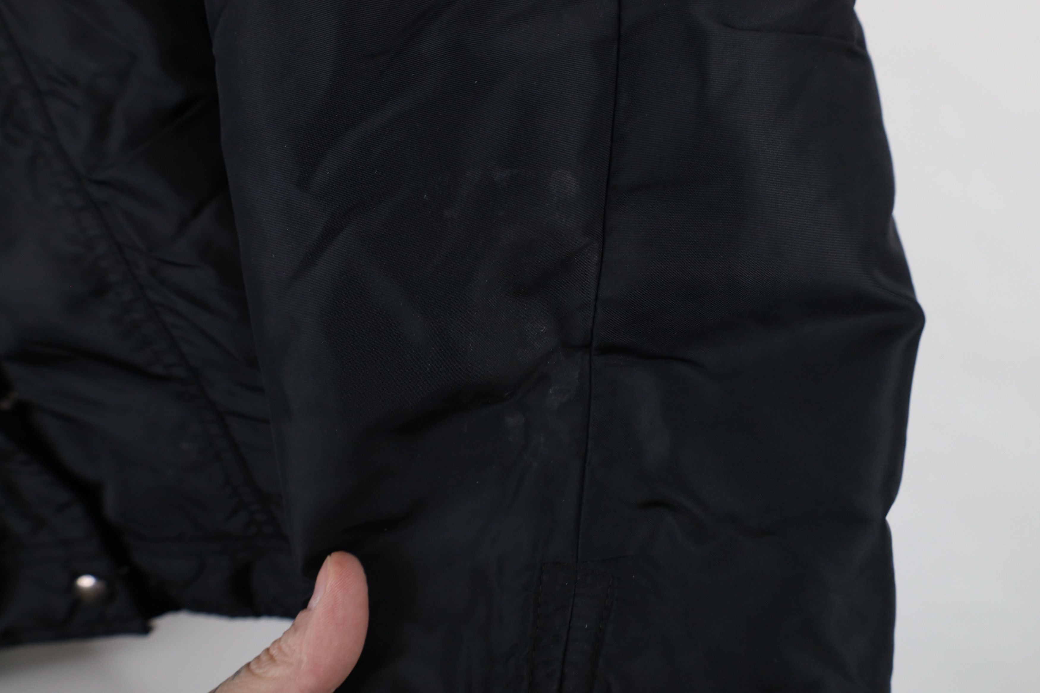 Gap × Vintage Vintage 90s Y2K Gap Full Zip Motorcycle Bomber Jacket Black Size S / US 4 / IT 40 - 4 Thumbnail