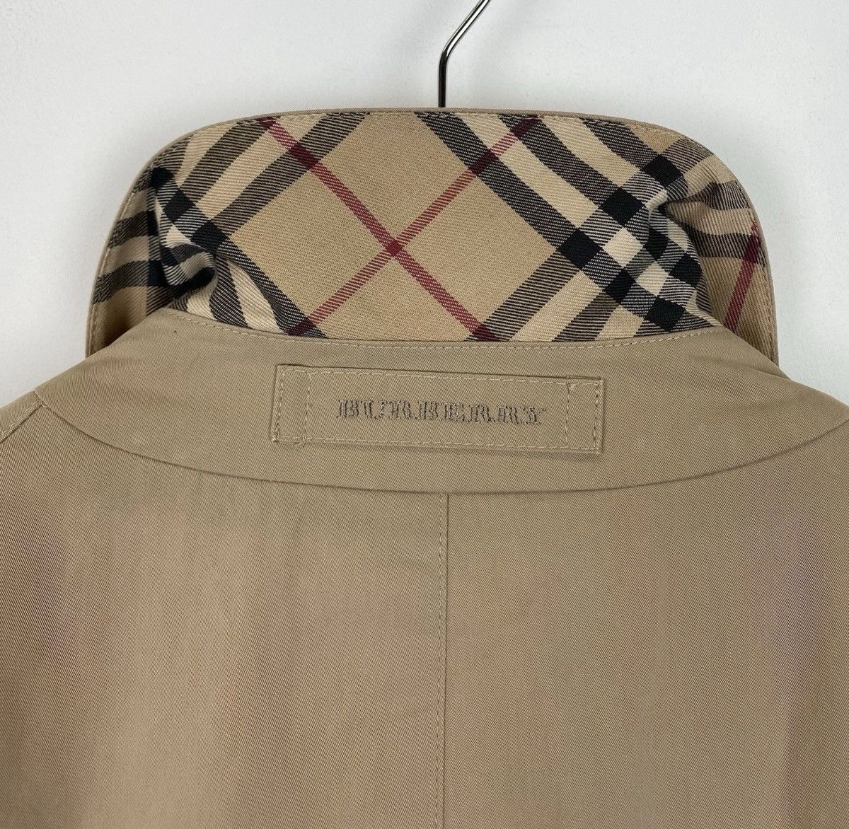 Burberry Burberry London Full Zip Collared Coat Jacket Beige Top Logo Size US XL / EU 56 / 4 - 18 Thumbnail