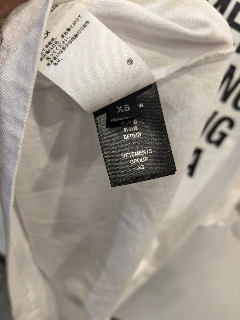 Vetements Vetements Short sleeve T-shirt 2502-Nextarrow Size US XS / EU 42 / 0 - 6 Thumbnail