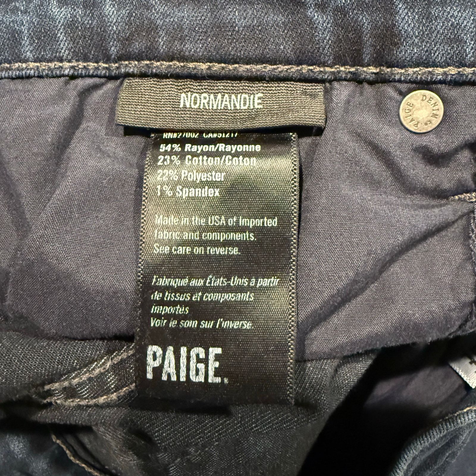 Paige Paige Men’s Normandie Straight Leg Jeans Size 29 Size US 29 - 3 Thumbnail