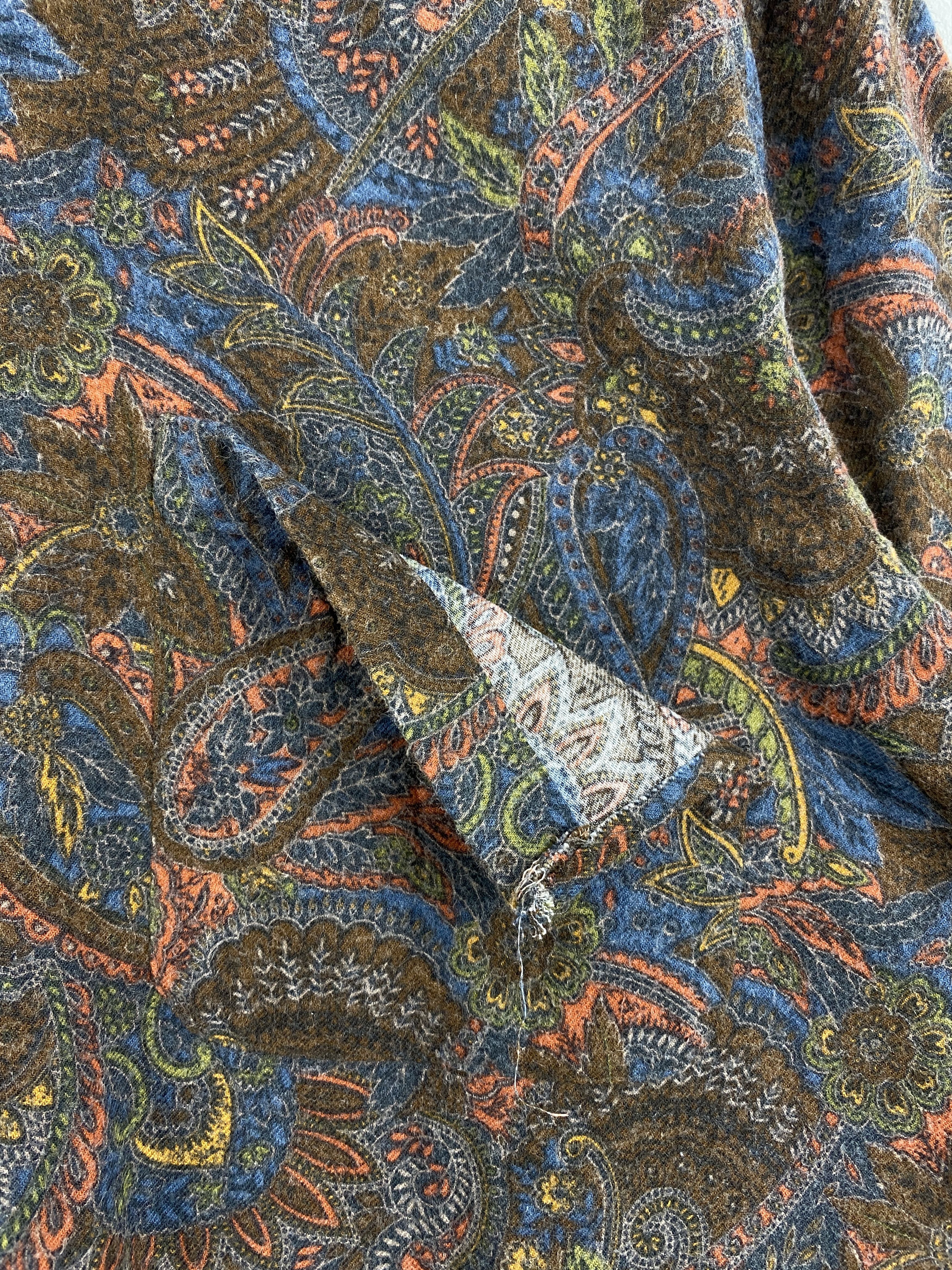 Flannel Vintage Vonsand Paisley Patterned Button Ups Shirt JA0092 Size US L / EU 52-54 / 3 - 12 Thumbnail