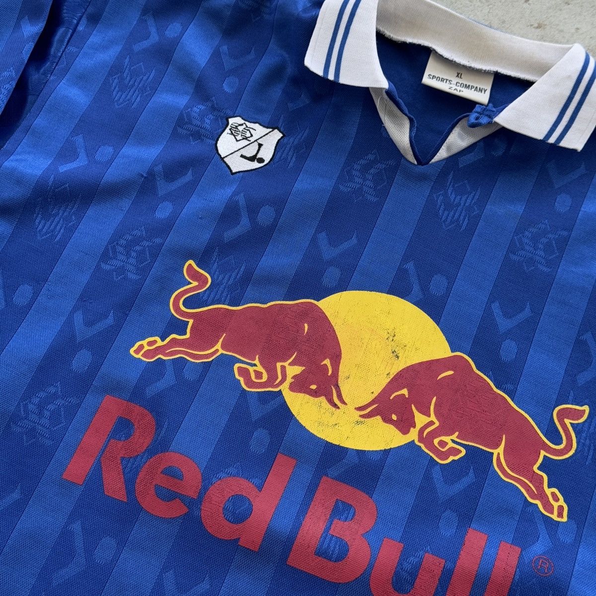 Red Bull × Vintage Vintage 90s Red Bull Longsleeve Jersey Wolfisch Size XL Size US XL / EU 56 / 4 - 4 Thumbnail
