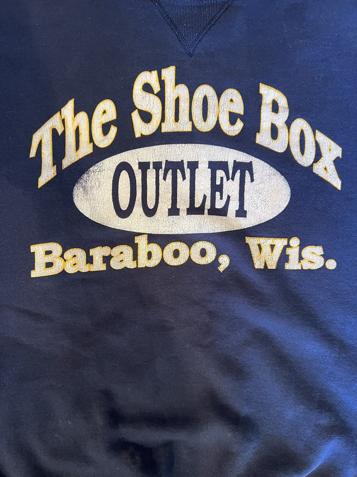 Russell Athletic Vintage Russell The Shoe Box Baraboo Wisconsin Size US XL / EU 56 / 4 - 2 Thumbnail