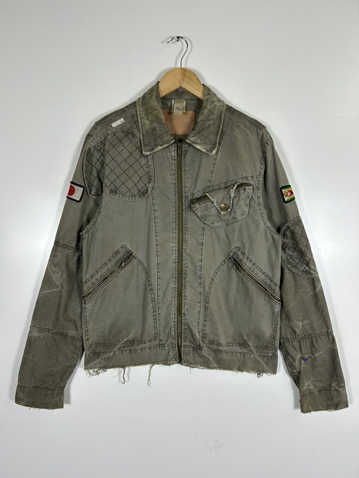 Prps ⚡️Vintage Y2K Prps Distressed Style Zipper Jacket Size US S / EU 44-46 / 1 - 1 Thumbnail