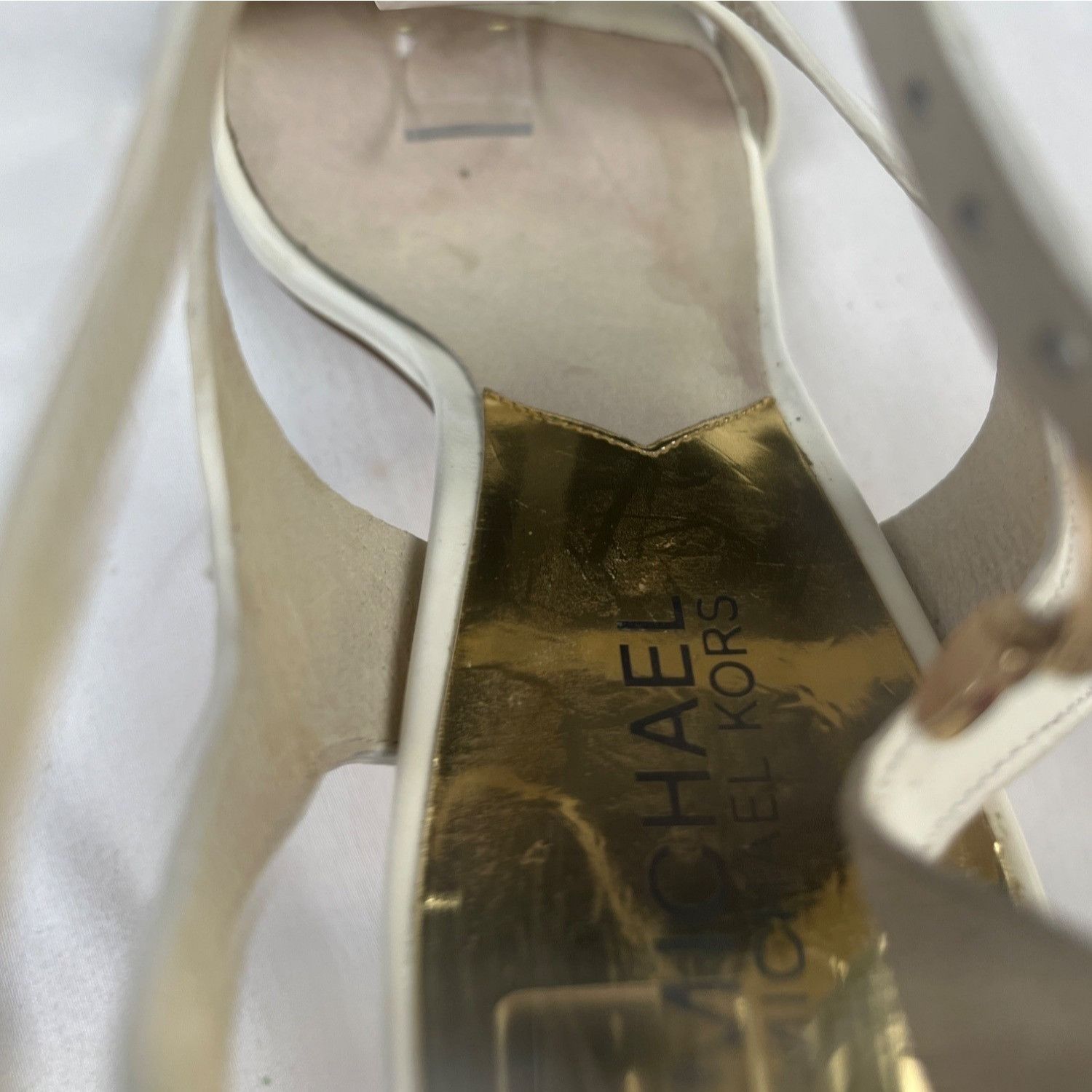 Michael Kors Michael Kors Women's White Shoes/Heels Sz 8M SKU 4431 Size US 8 / IT 38 - 6 Thumbnail