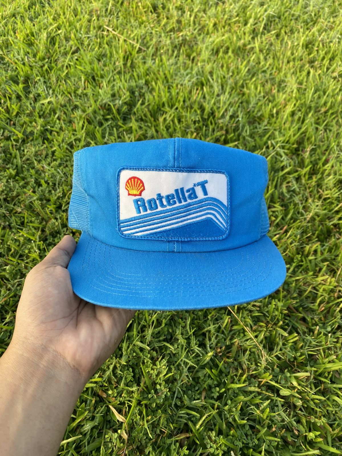 Other Vintage shell truckerhat patch 80s x vintage Size ONE SIZE - 2 Thumbnail