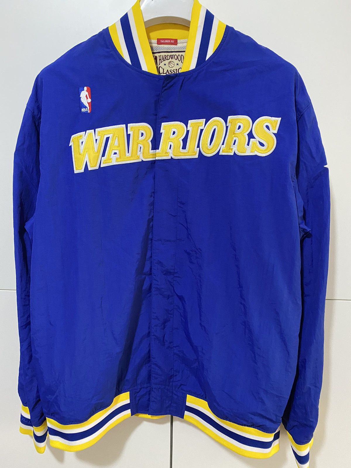Mitchell & Ness Mitchell & Ness Warriors jacket size XL, blue yellow, used Size US XL / EU 56 / 4 - 2 Thumbnail