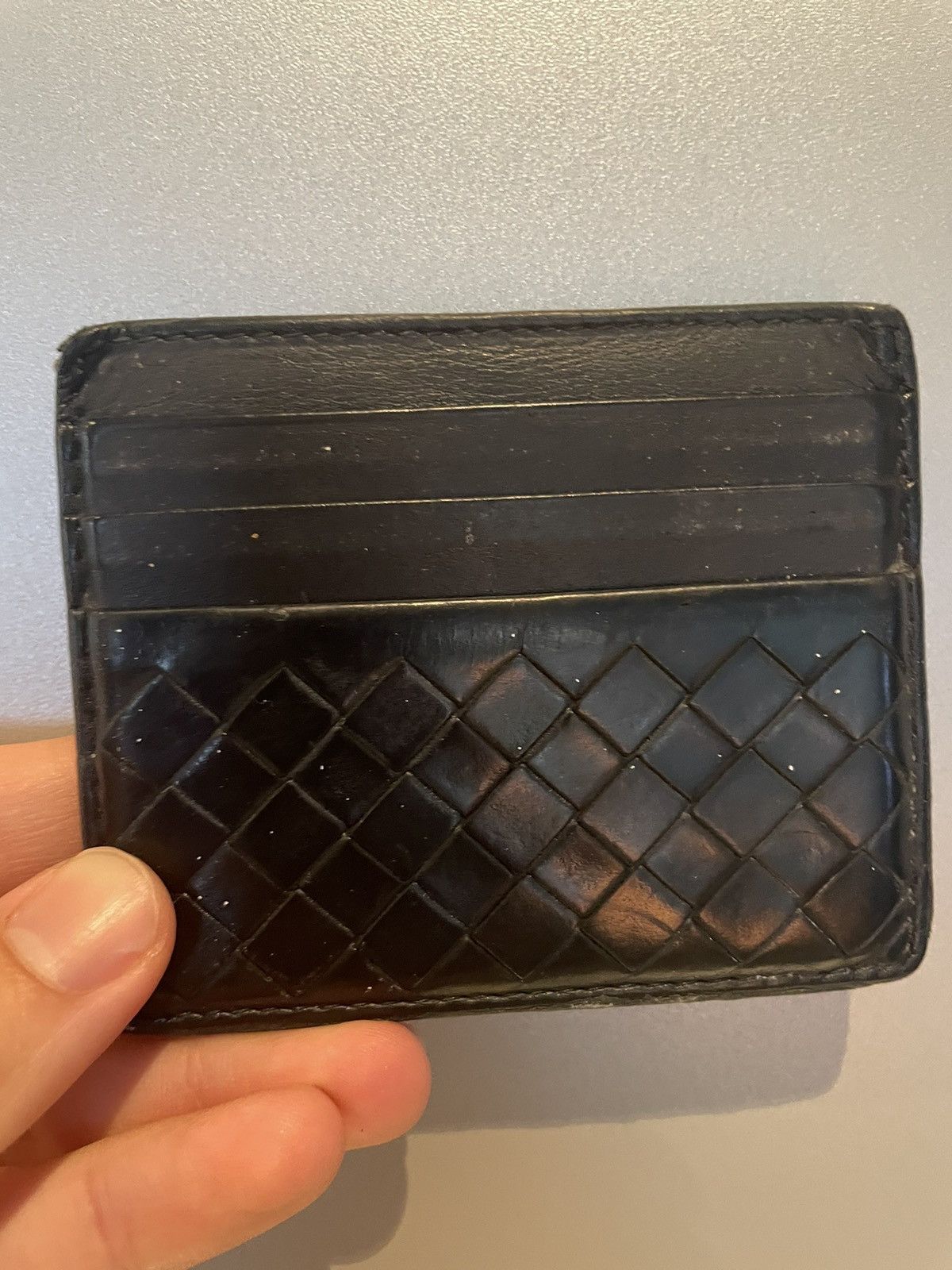 Bottega Veneta Black Leather bottega veneta cardholder Size ONE SIZE - 1 Thumbnail