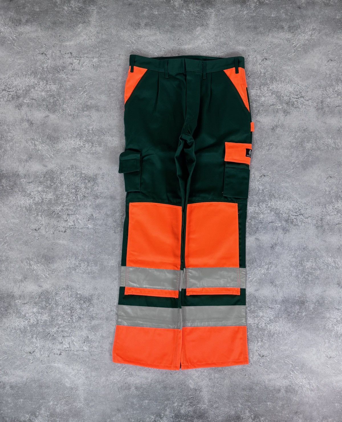 Other Mascot Men’s NWT Reflective Green/Orange Safety Cargo Pants Size US 32 / EU 48 - 1 Thumbnail