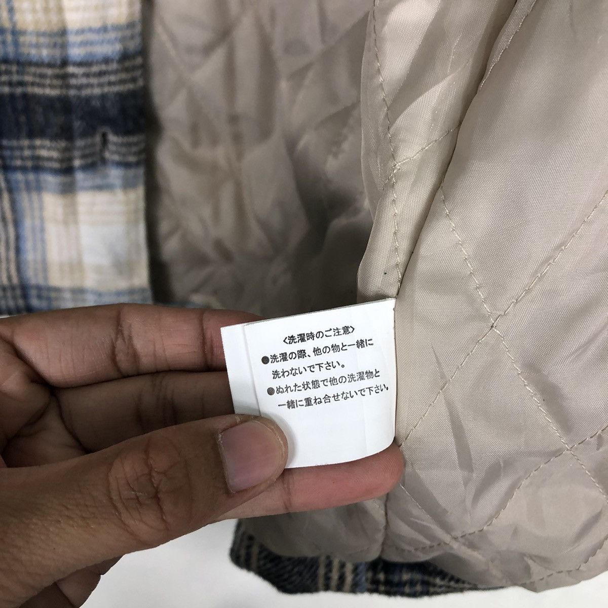 Japanese Brand Vtg Wool Flannel Jacket Worker Lunacion Issey Miyake Tartan Size US L / EU 52-54 / 3 - 19 Thumbnail