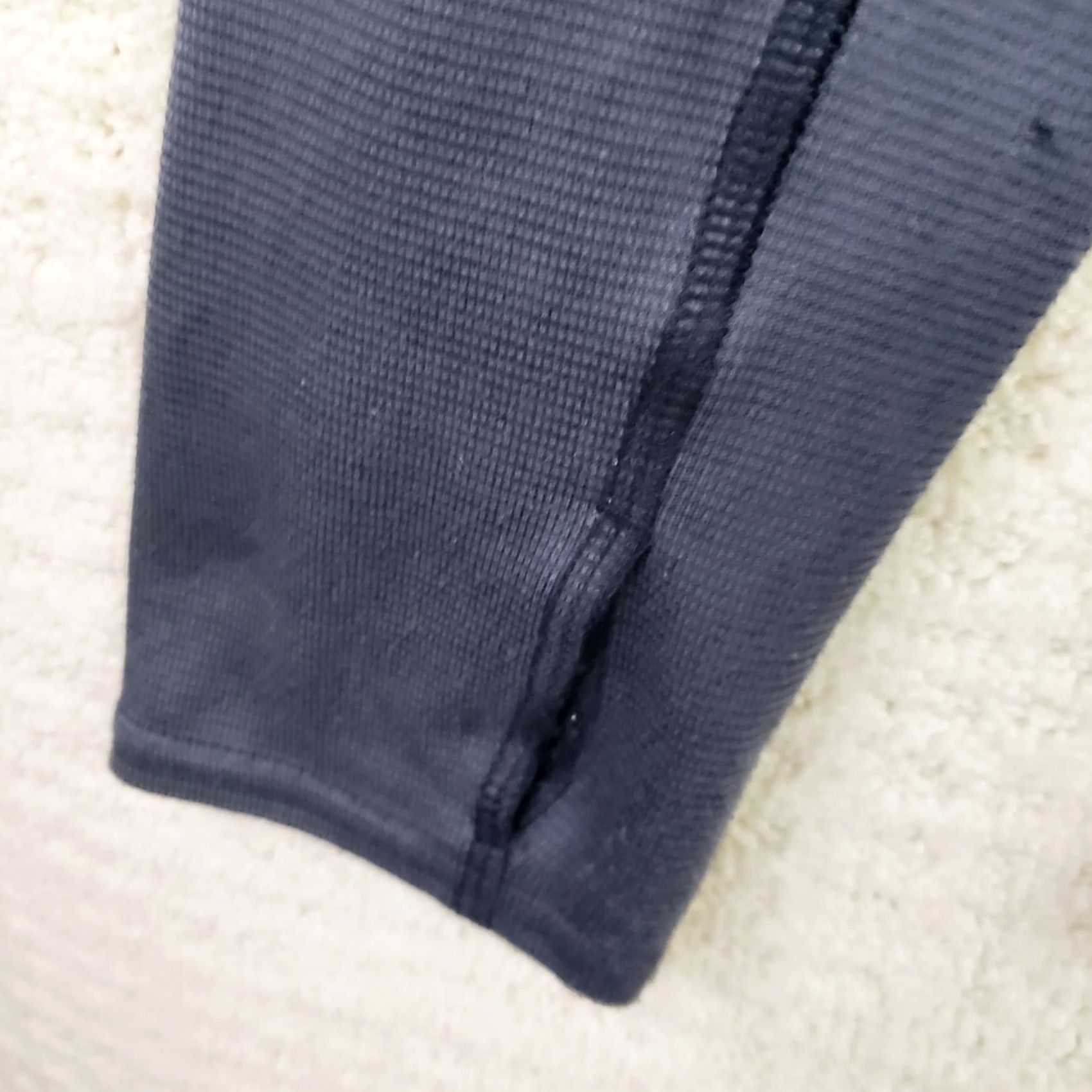 Vintage LL Bean Jacket Waffle Knit Inside Women's S Blue 1/2 Zip Pockets Regular Fit Short Sleeve Long Sleeve Zip Pockets 1/2 Zip Shirt Coat Jacket Size S / US 4 / IT 40 - 7 Thumbnail