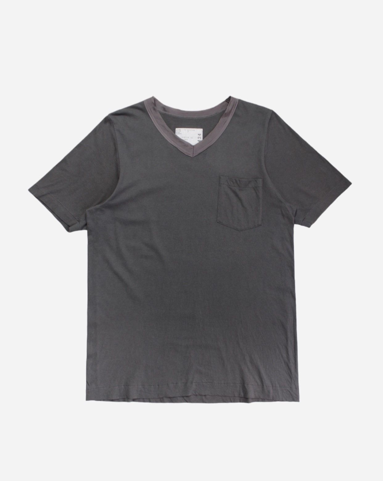 Sacai SACAI 434 V NECK TEE Size US M / EU 48-50 / 2 - 1 Thumbnail