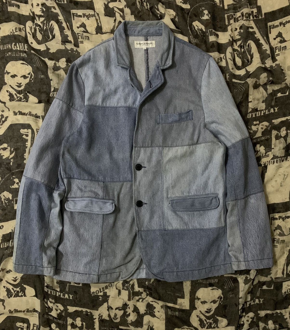 Vanquish 💥Avant Garde Vanquish Shibuya Patchwork Jacket Size US L / EU 52-54 / 3 - 2 Thumbnail