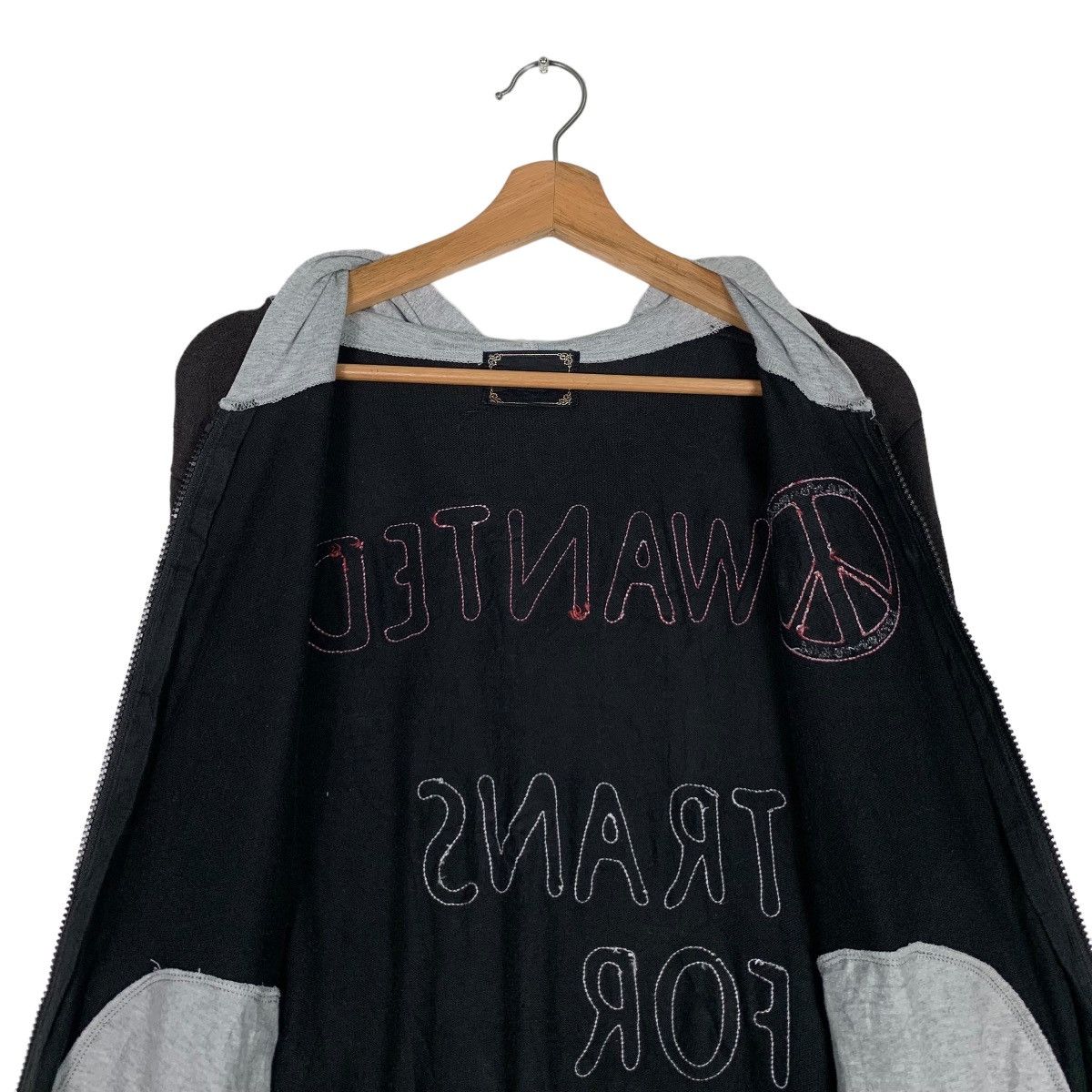 Japanese Brand 291295 HOMME Wanted Transformation Hoodies #0830-C37 Size US M / EU 48-50 / 2 - 15 Thumbnail