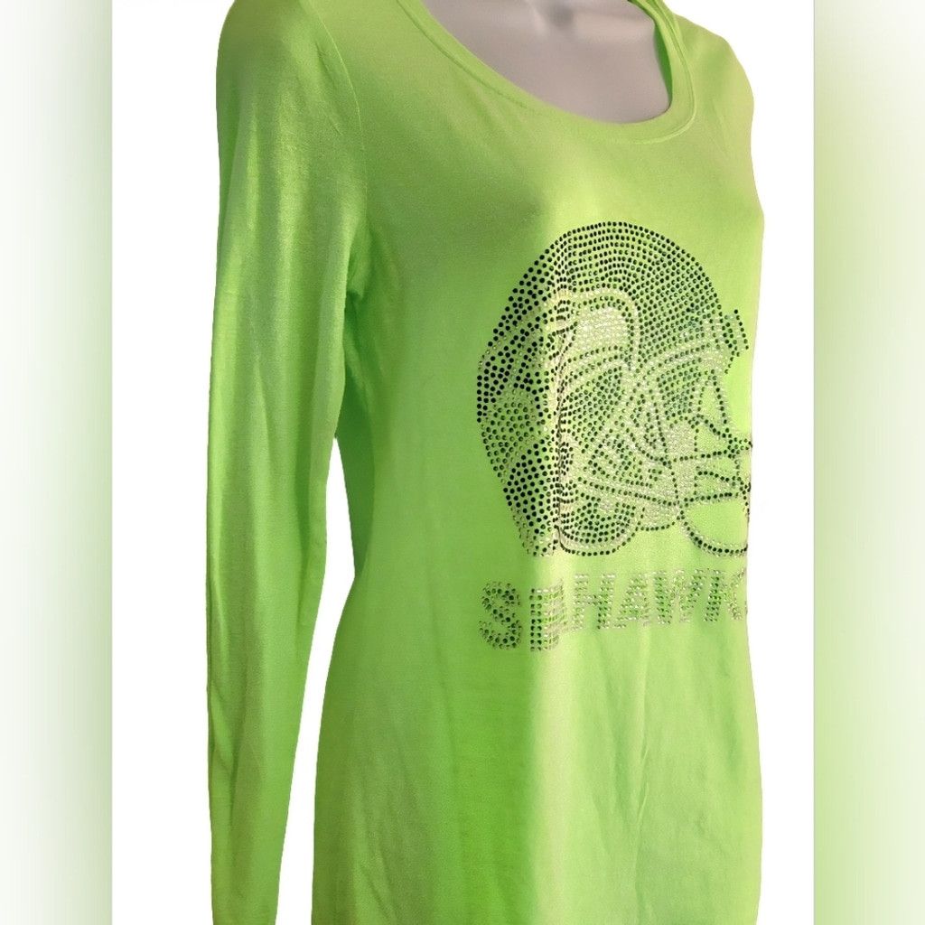 Other Seattle Seahawks Long Sleeve Top Size Medium No Boundaries Size M / US 6-8 / IT 42-44 - 3 Thumbnail