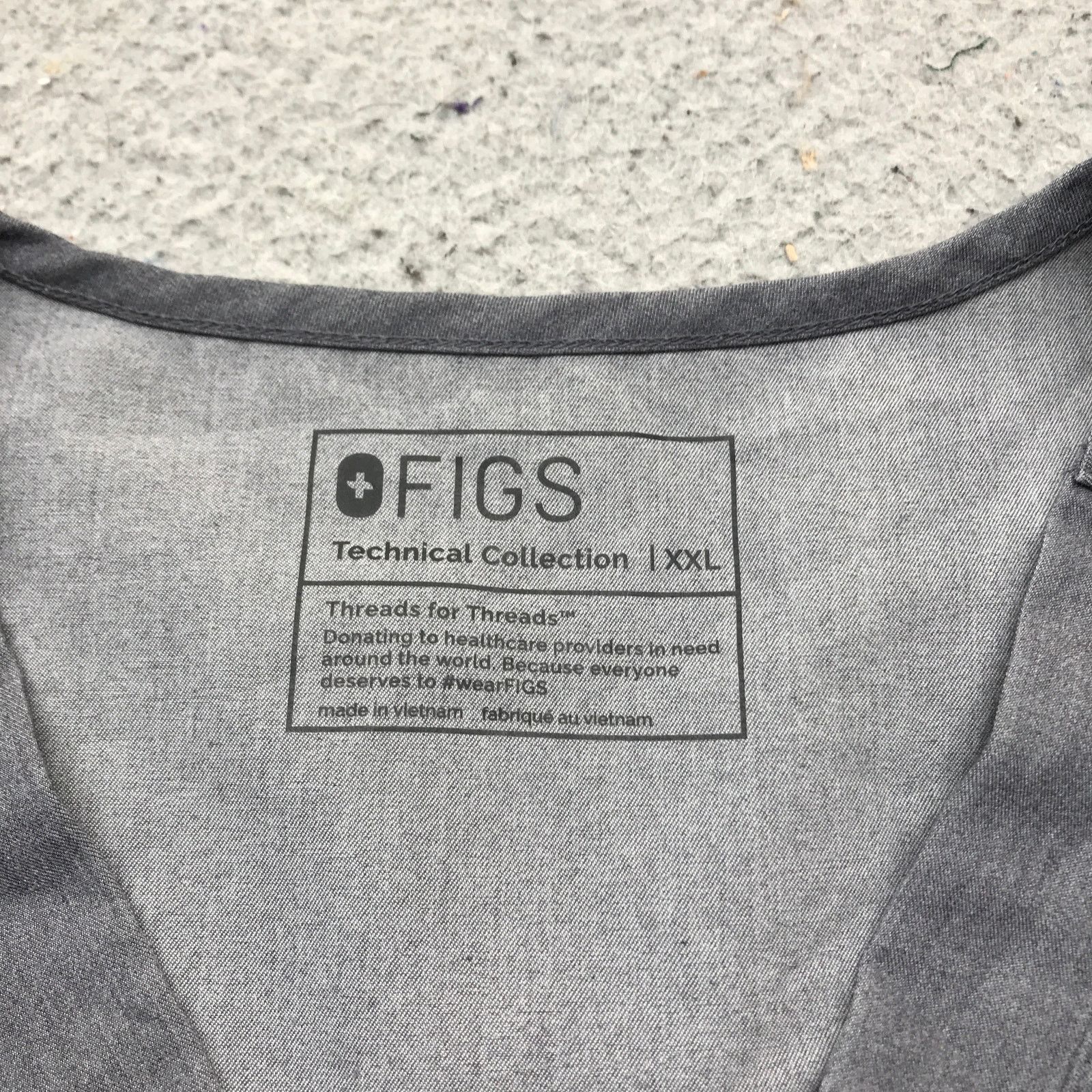 Other FIGS Technical Collection Chisec Scrub Top Shirt Mens XXL Size US XXL / EU 58 / 5 - 4 Thumbnail