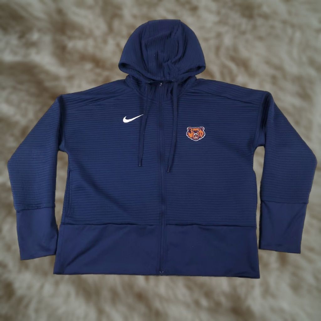 Nike Nike Sweater Womens Size Small Blue Full Zip Up Hoodie Sweatshirt Ladies * Size S / US 4 / IT 40 - 1 Thumbnail