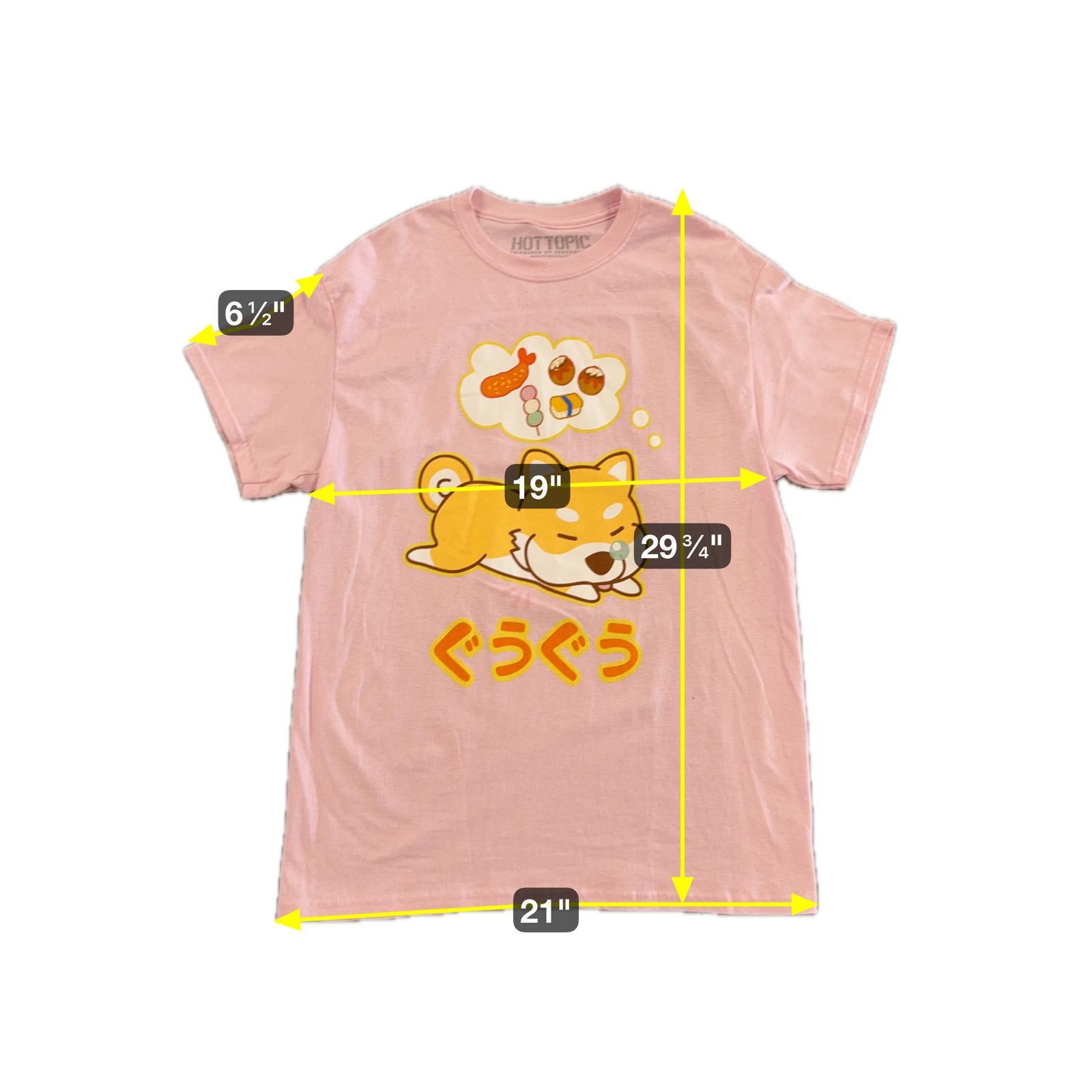 Hot Topic Out of Stock Shiba Food Dream T-Shirt By Red Bean Fiend - M Size M / US 6-8 / IT 42-44 - 5 Thumbnail