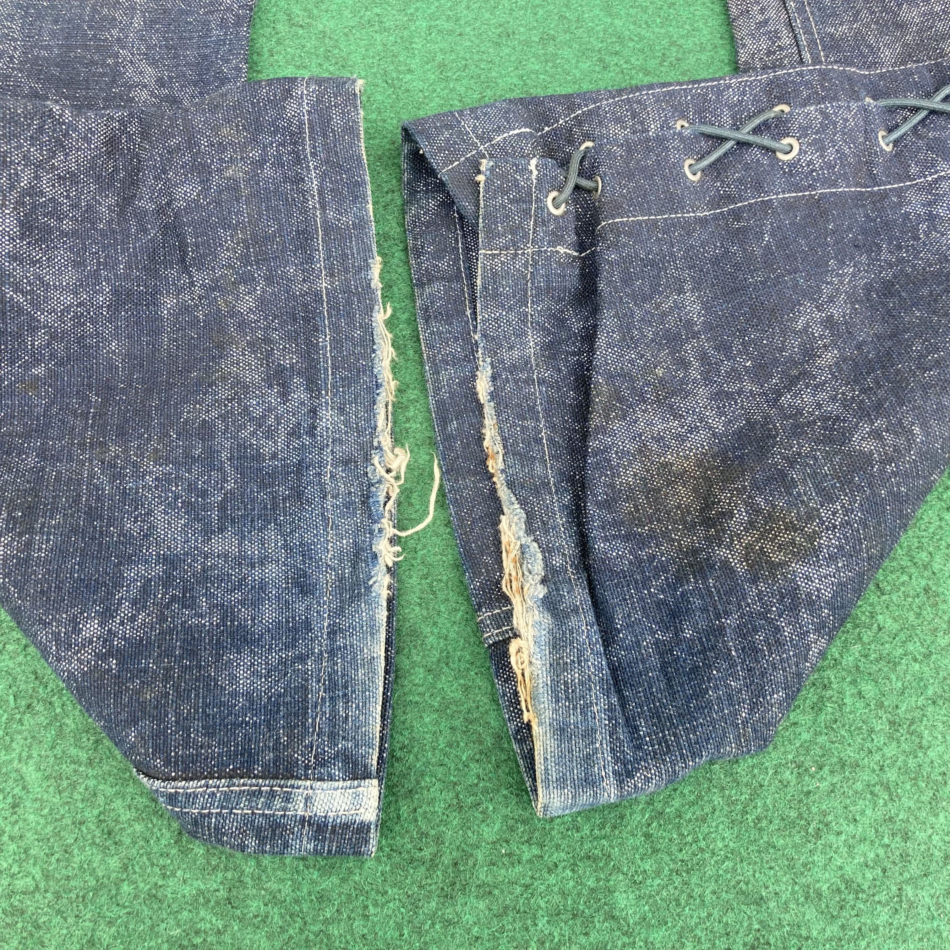 Tornado Mart × Vintage Vtg Tornado Mart Lace-Up Trouser Punk Flared Denim Jeans Size US 31 - 8 Thumbnail