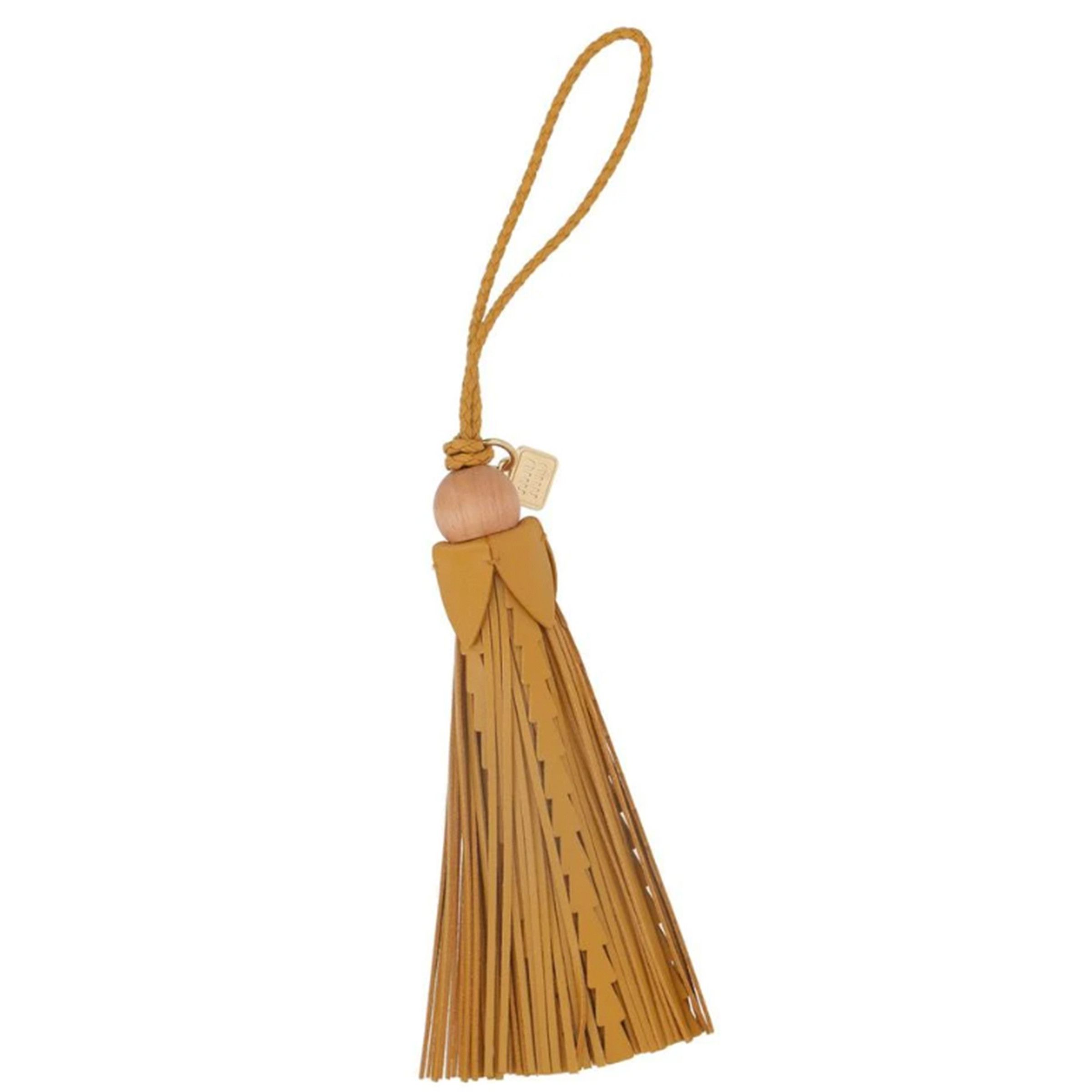 Miu Miu Miu Miu 5TL542 Tassel Leather Bag Charm Trick Whiskey Brown Size ONE SIZE - 1 Thumbnail