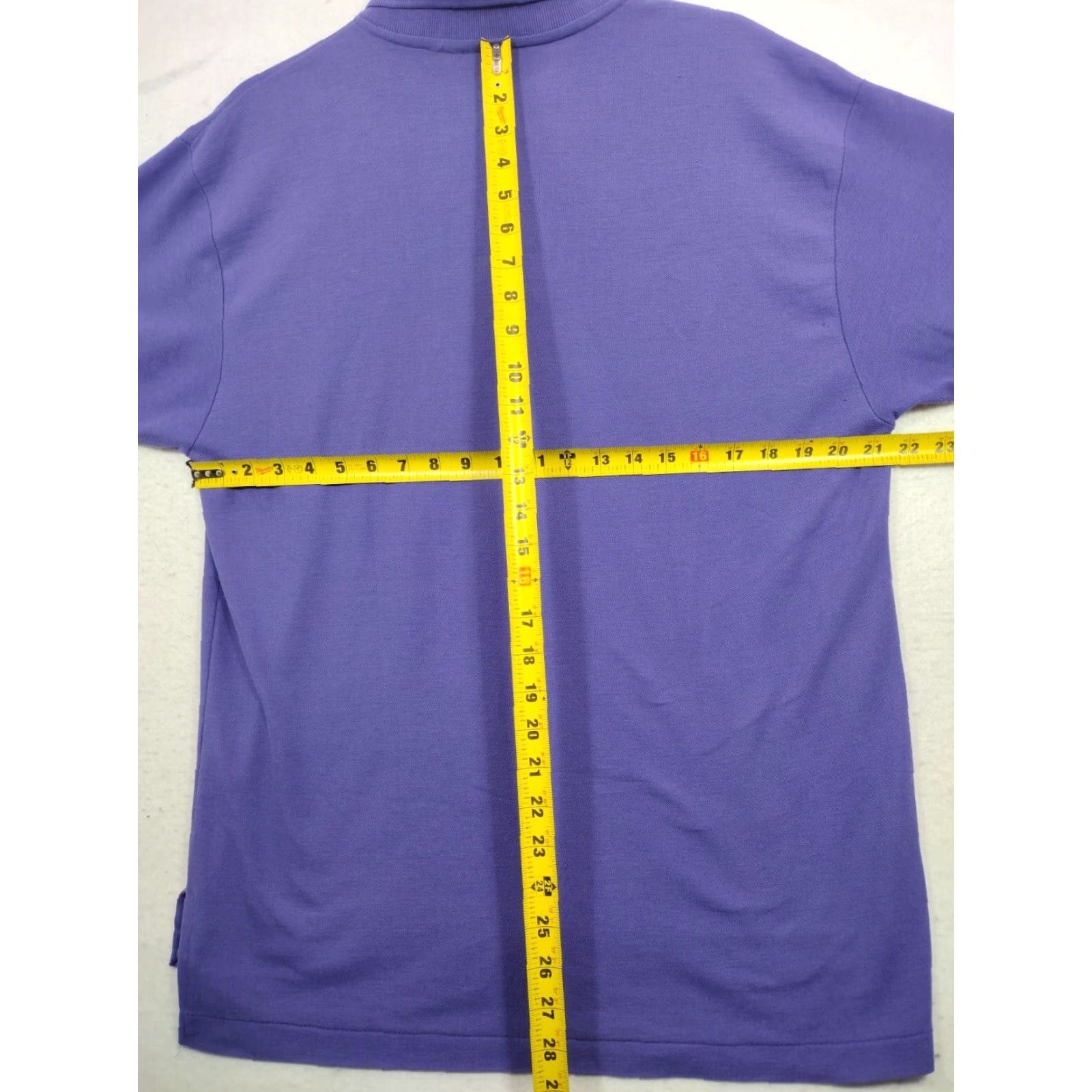 Levi's VINTAGE Levi's Polo Shirt Mens L Purple 90s Short Sleeve Cotton Polyester Canvas Polo Mens Size US L / EU 52-54 / 3 - 6 Thumbnail