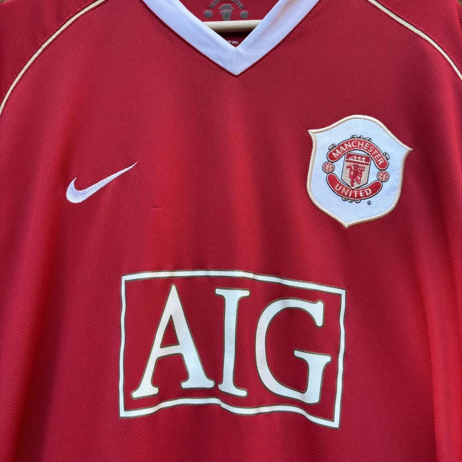 Nike vintage Manchester United AIG Nike 06-07 jersey XL Size US XL / EU 56 / 4 - 3 Thumbnail