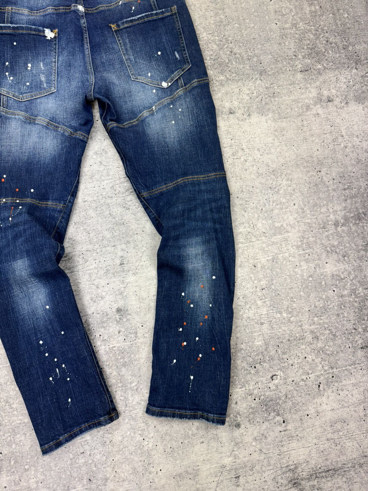 Dsquared2 Dsquared2 Dsquared Painted Patchwork Italian Jeans Trousers Size US 36 / EU 52 - 20 Thumbnail