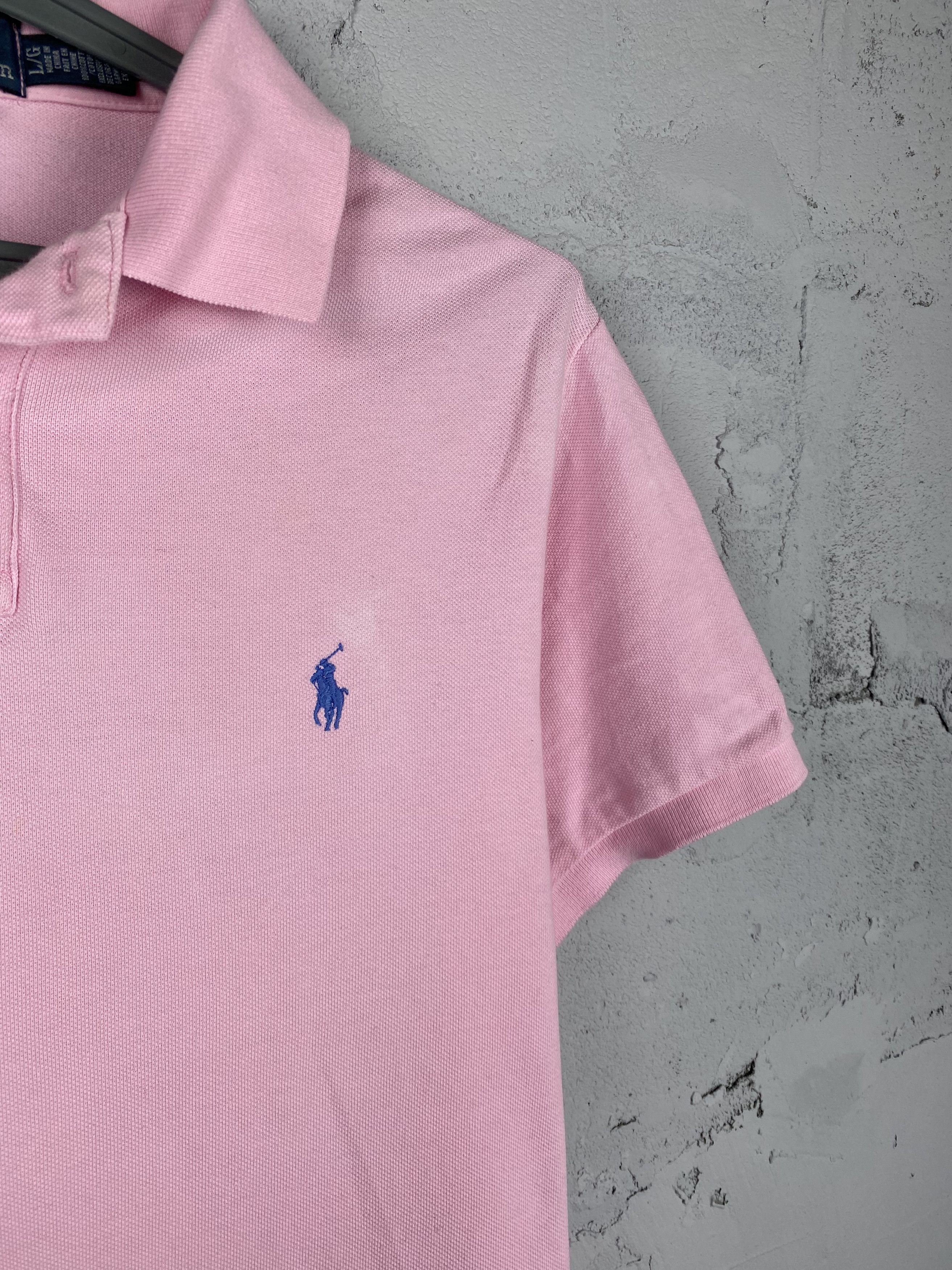 Polo Ralph Lauren × Ralph Lauren × Vintage Kanye West Polo Ralph Lauren Vintage Polo T-Shirt Pink Size US L / EU 52-54 / 3 - 3 Thumbnail