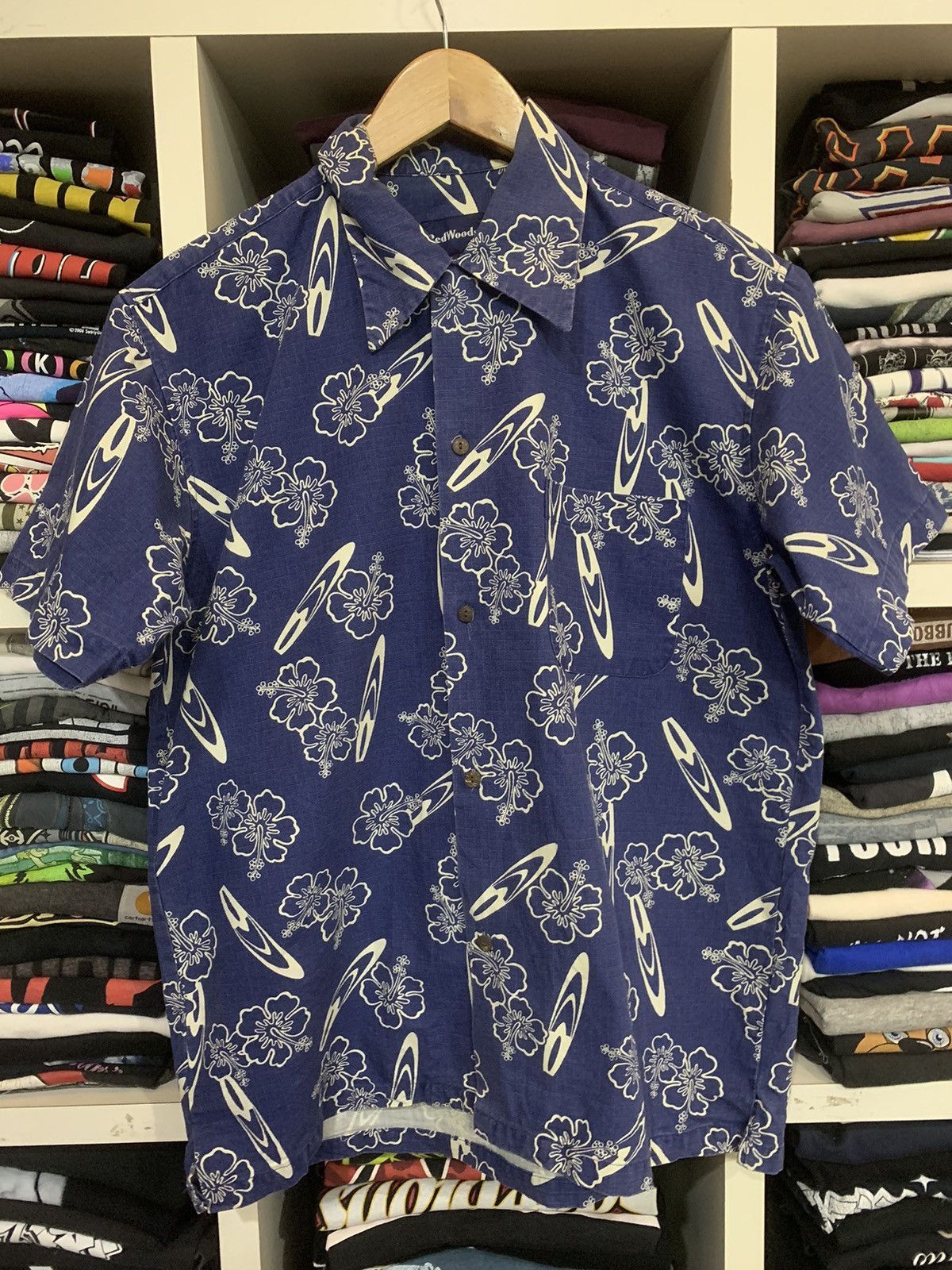 Vintage Vintage Redwoods Hawaiian Shirt Size US L / EU 52-54 / 3 - 2 Thumbnail