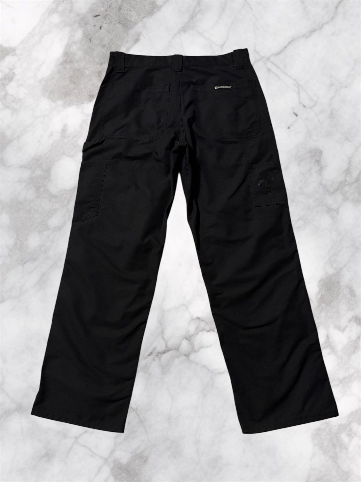 Chrome Hearts Chrome Hearts Jeans Double Knee Carpenter Pants Black Nylon Size US 30 / EU 46 - 2 Thumbnail