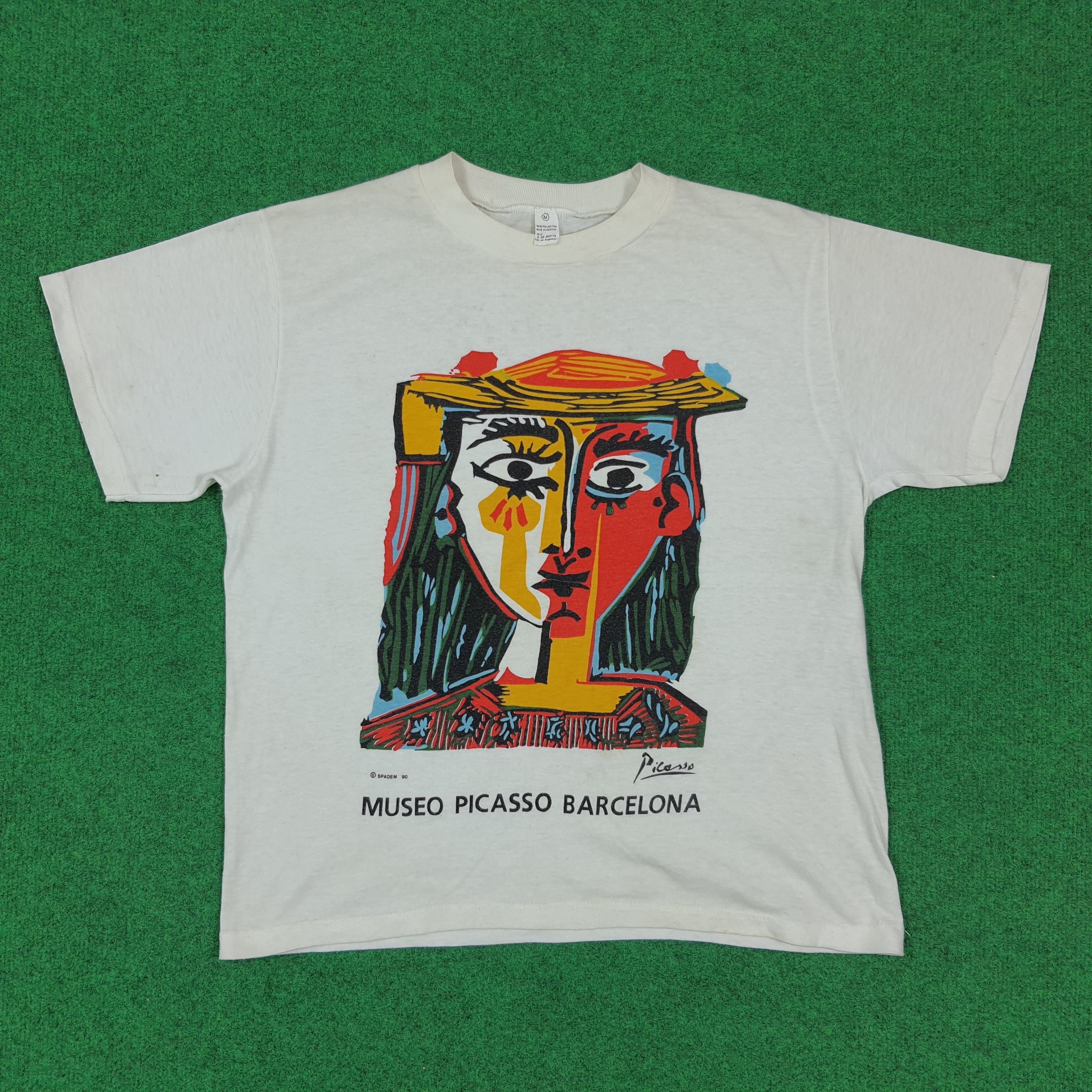 Vintage Vintage Pablo Picasso 90s Museo Picasso Barcelona Art E1A26 Size US M / EU 48-50 / 2 - 1 Thumbnail