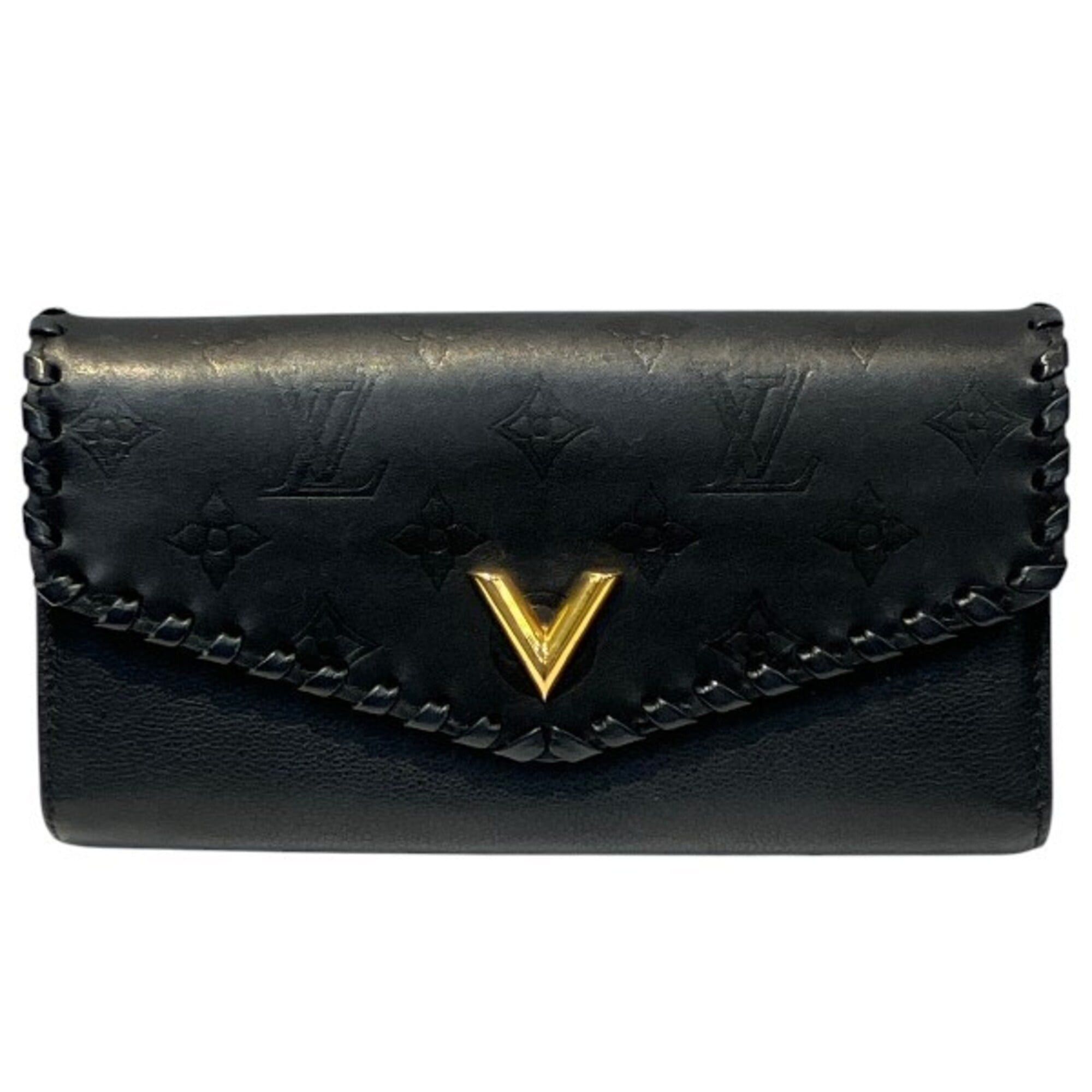 Louis Vuitton Louis Vuitton Monogram Portefeuille Very M62059 Noir Long Wallet Bi-fold for Women Size ONE SIZE - 1 Thumbnail