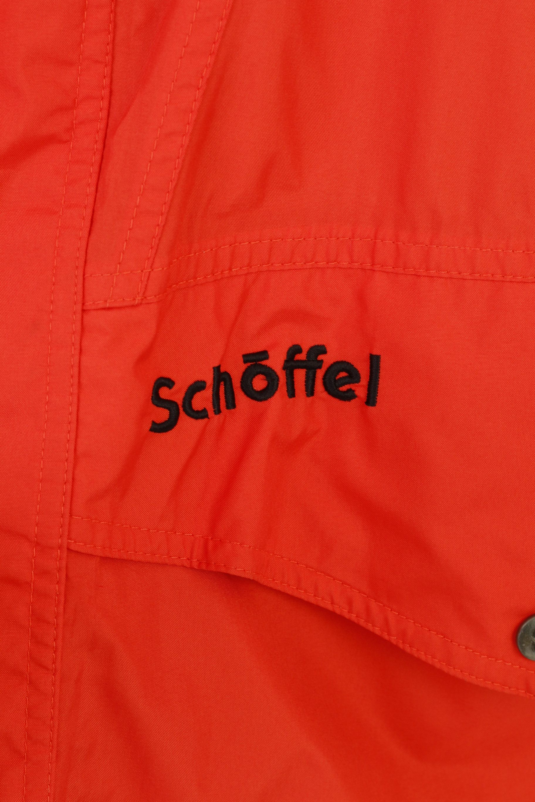 Vintage Schoffel Men L Jacket Orange Hood Full Zipper 0384 Size US L / EU 52-54 / 3 - 4 Thumbnail